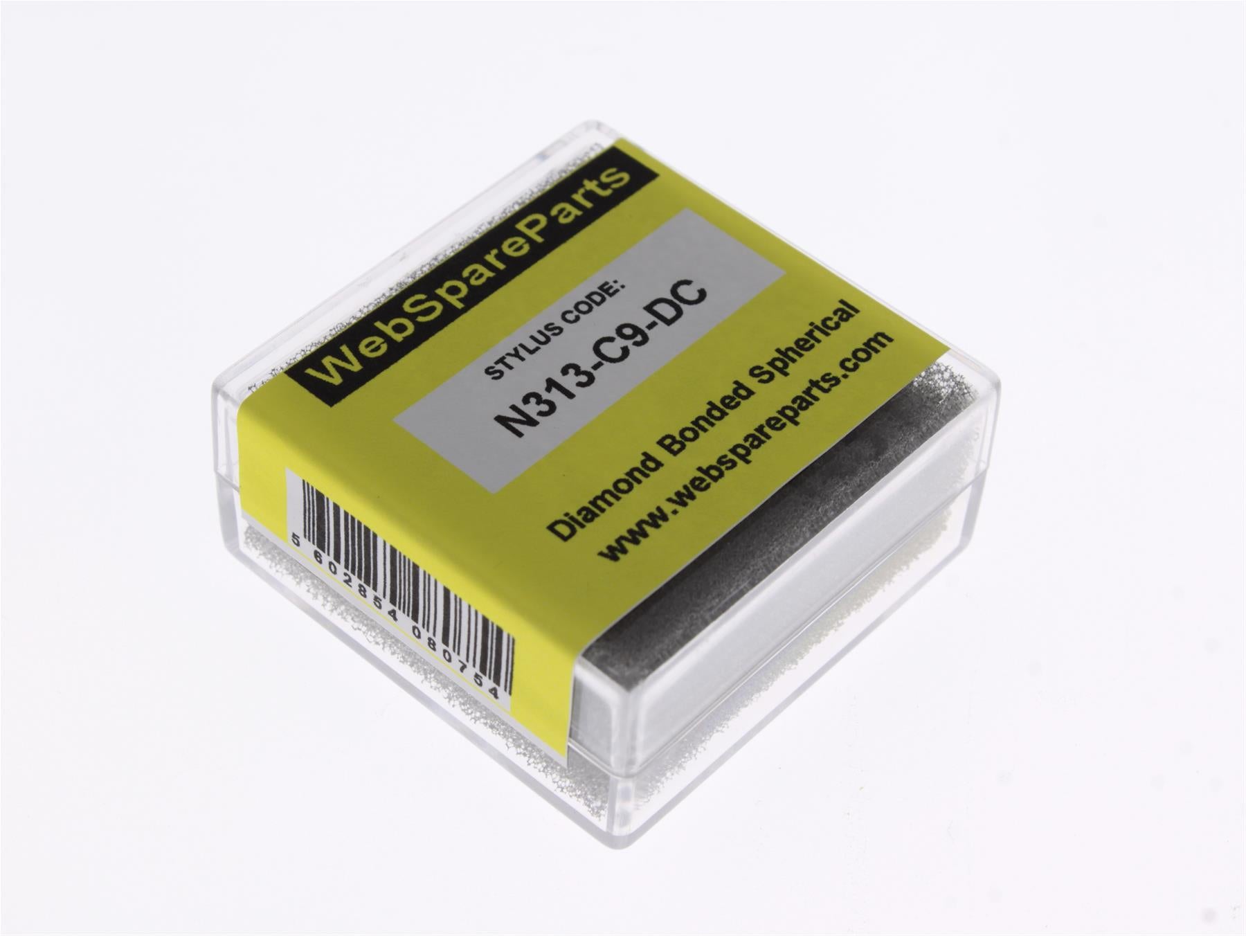 Aguja para tocadiscos N313-C9-DC con punta esférica diamantada