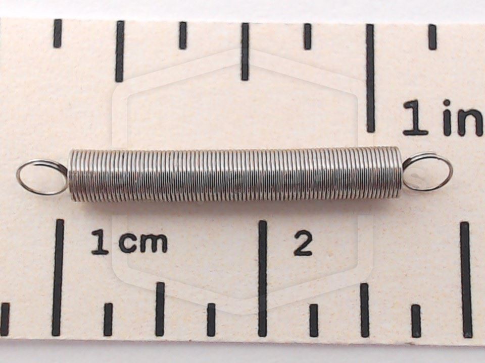 Muelle de extensión Ø = 2.5mm x TL = 15.8mm x TK = 0.2mm