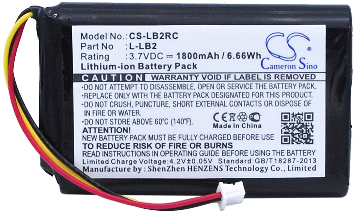 Batería Li-Ion 3,7 V 1800 mAh para Logitech MX1800