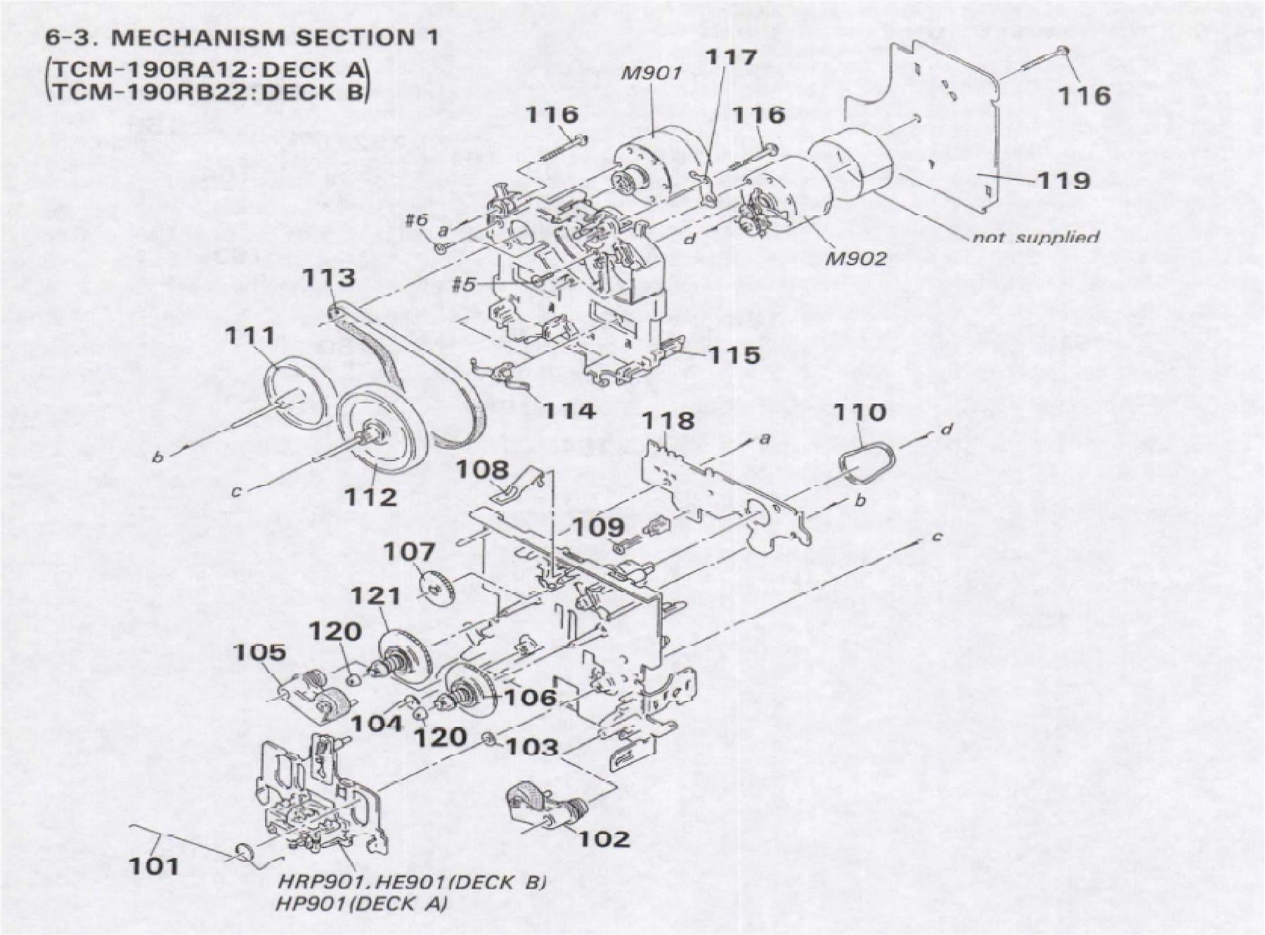 Sony Número de Parte 3-362-308-01 TAPA (CARRETE) Pos.(120)