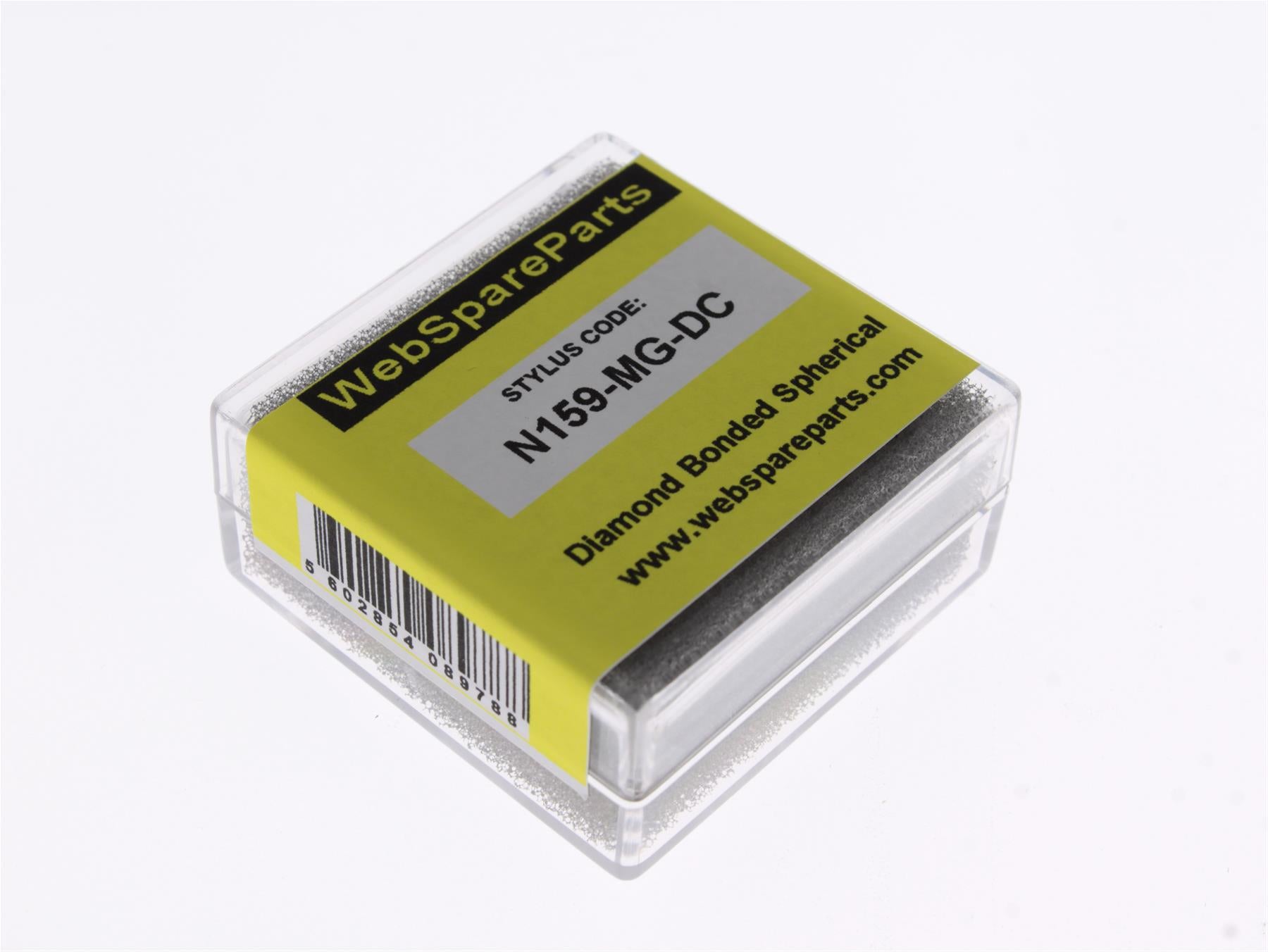 Aguja para tocadiscos N159-MG-DC con punta esférica diamantada