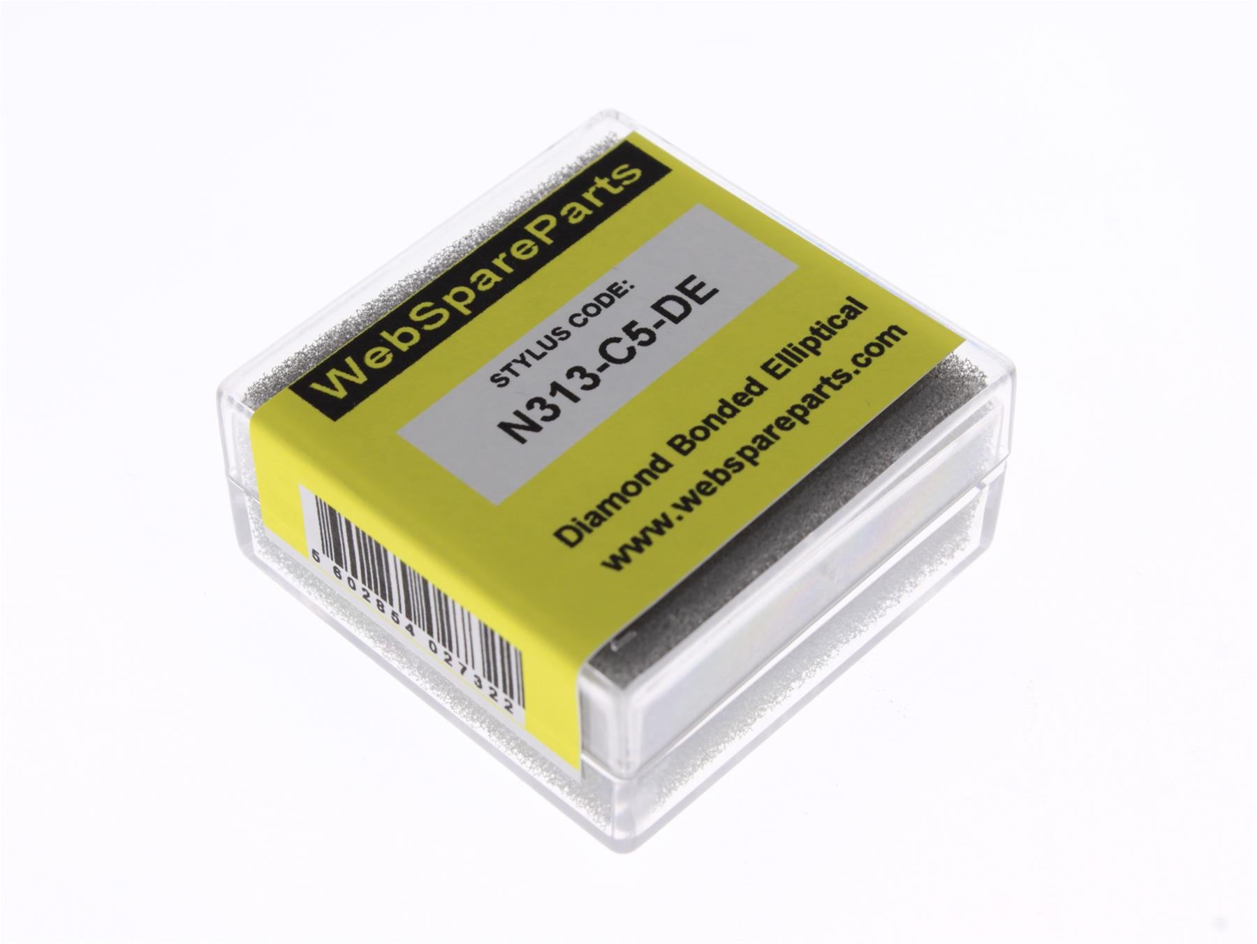 Aguja para tocadiscos N313-C5-DE con punta elíptica diamantada