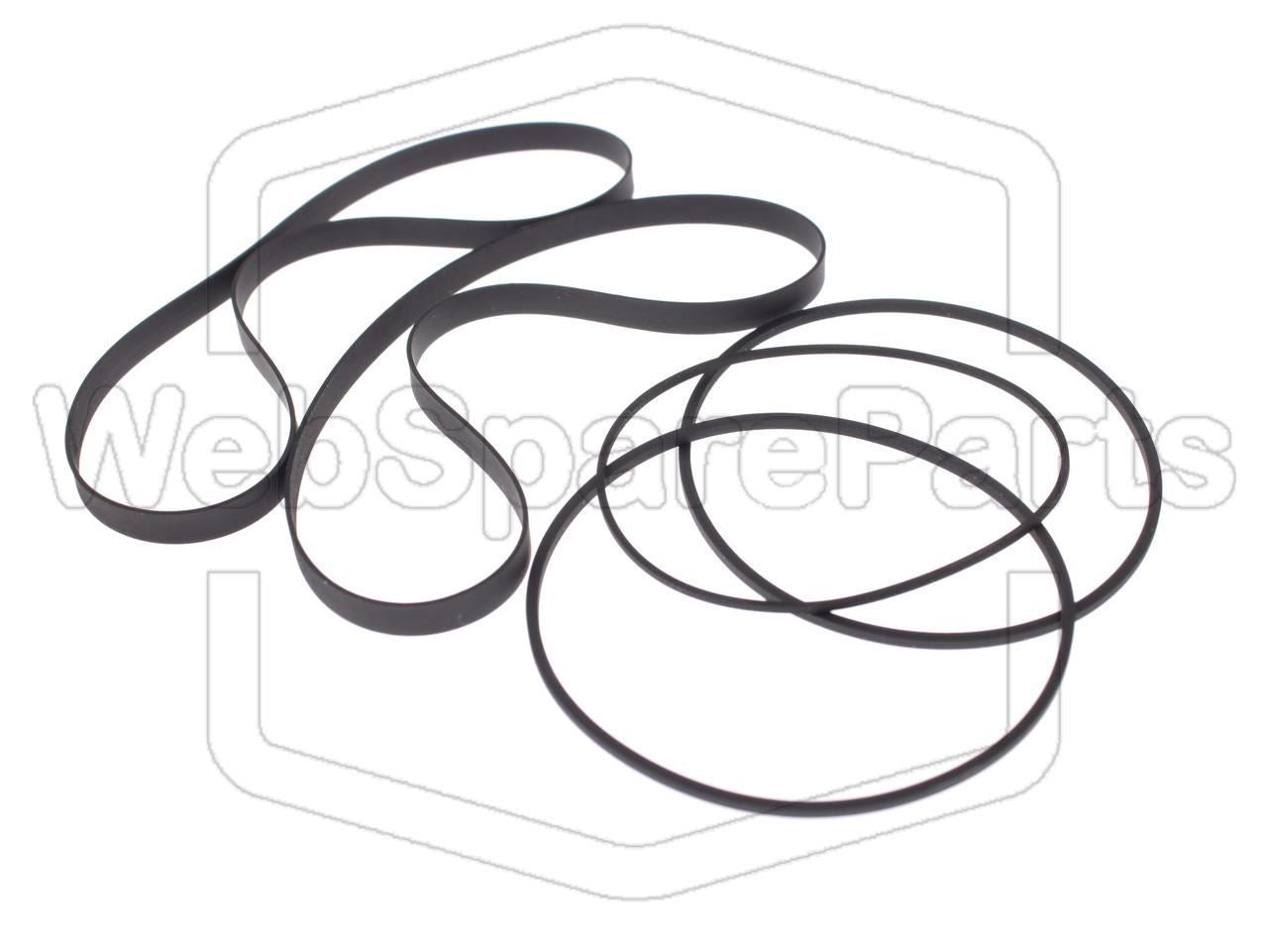 Kit de Correas para Pletina de Casete Estéreo Lo-D D-W700