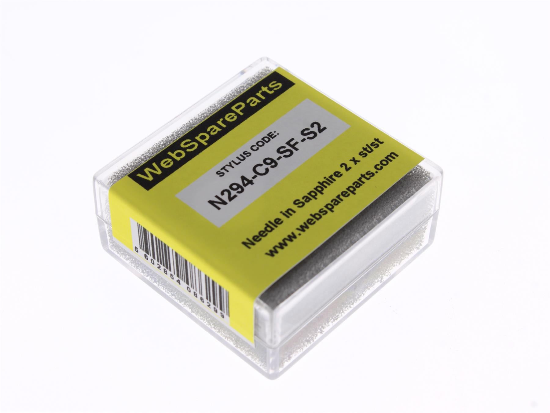 Aguja para tocadiscos N294-C9-SF-S2 en zafiro (doble)