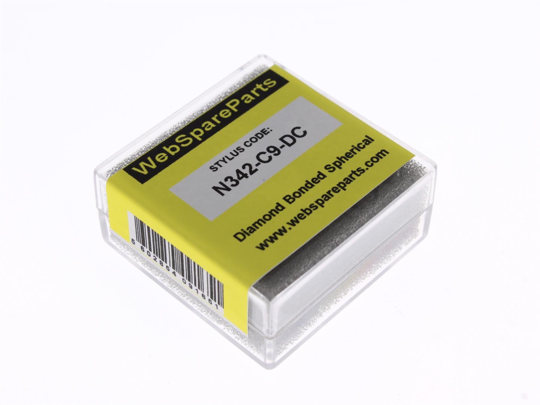 Aguja para tocadiscos N342-C9-DC con punta esférica diamantada