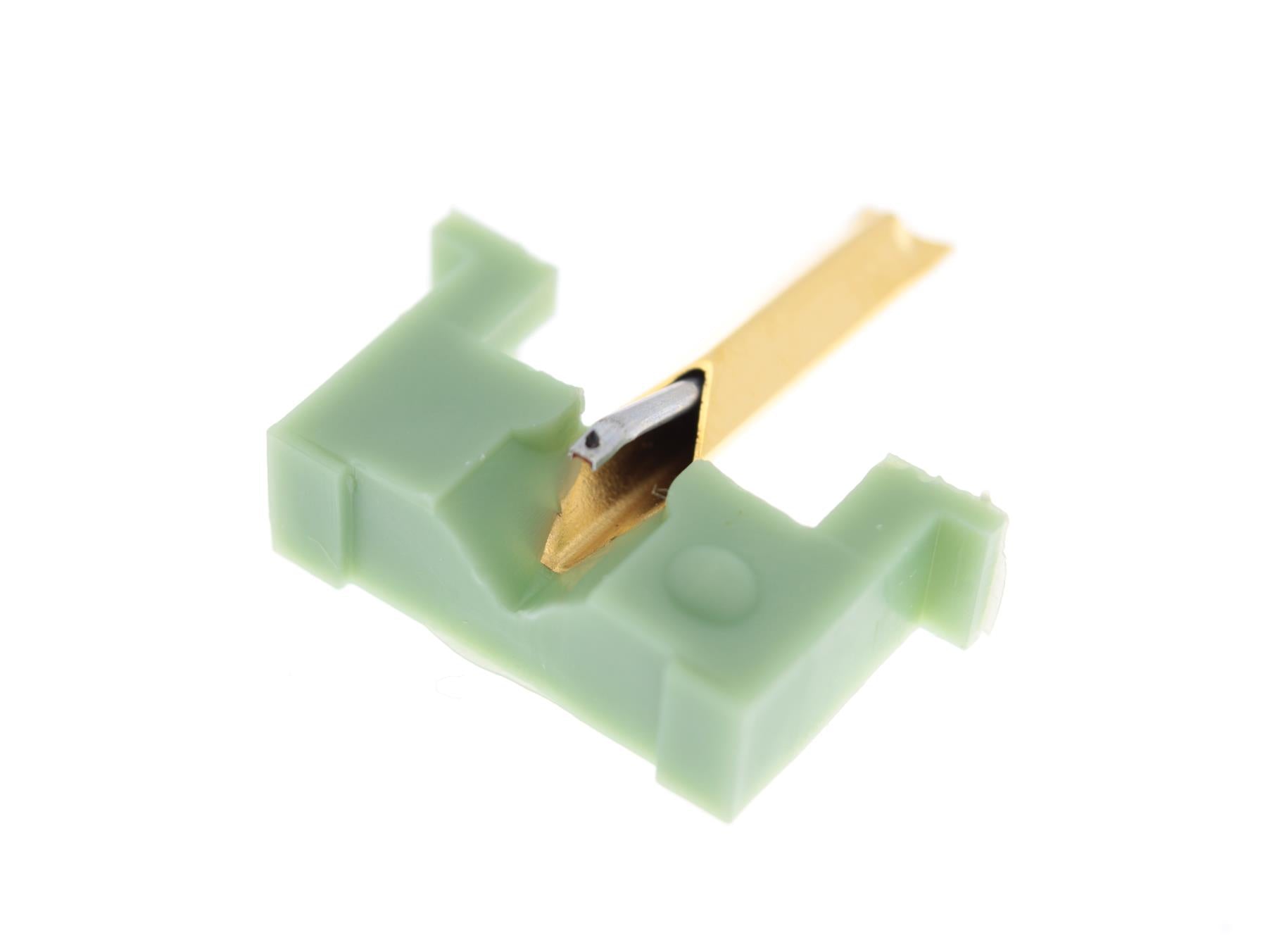 Aguja para tocadiscos N366-C5-DN con punta elíptica diamantada desnuda