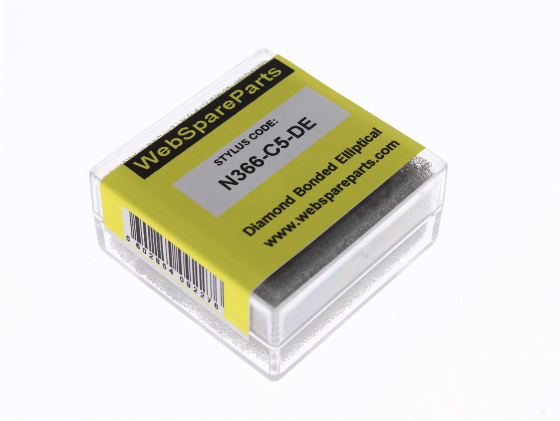 Aguja para tocadiscos N366-C5-DE con punta elíptica diamantada