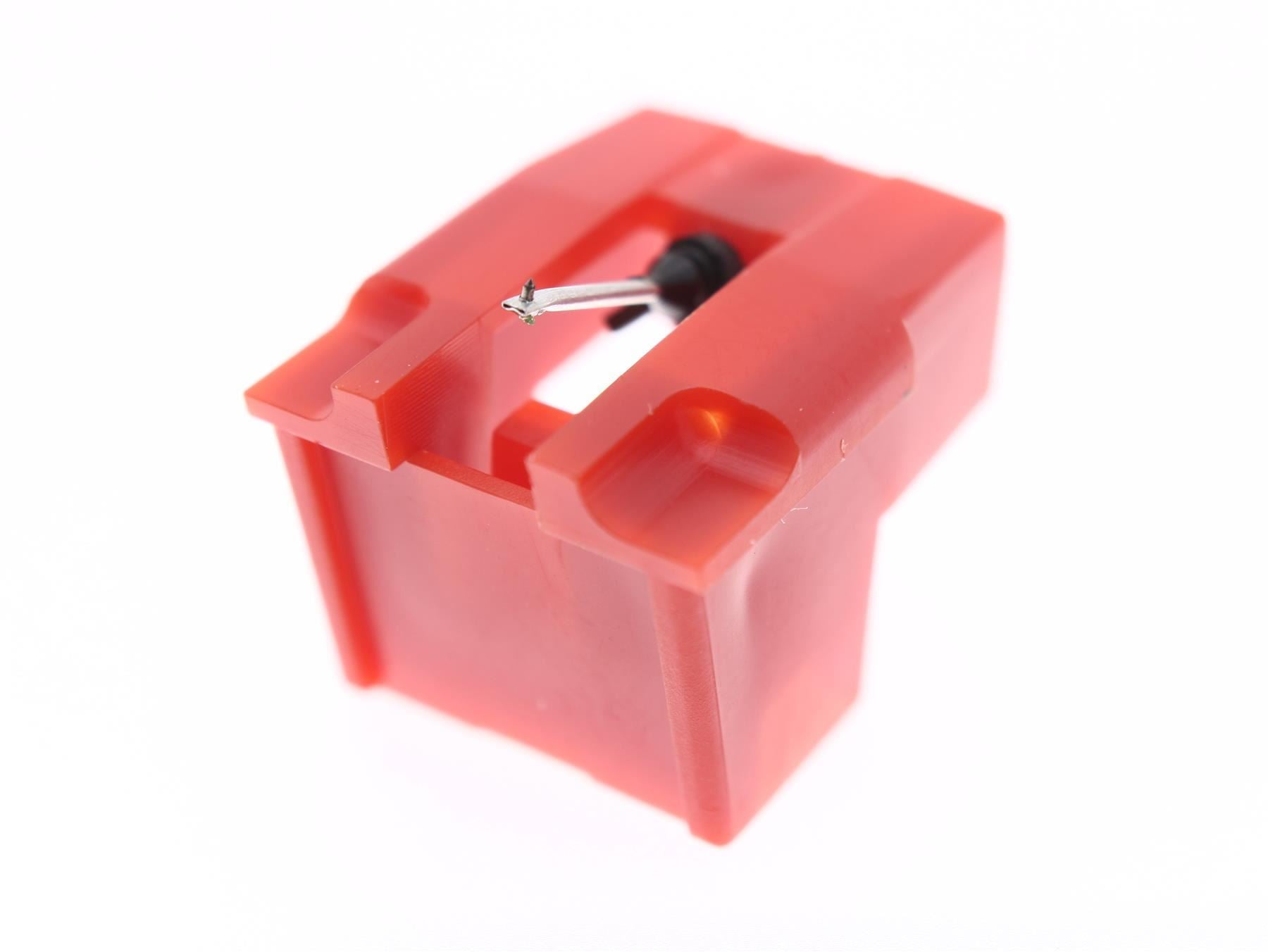 Aguja para tocadiscos N377-C2-DC con punta esférica diamantada