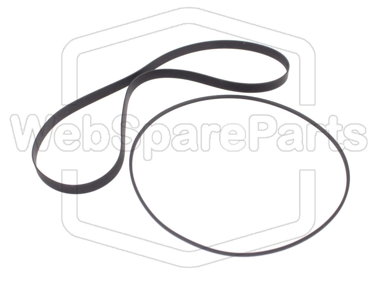 Kit de Correas (Version 1) para Platina Cassette Deck Akai CS-F11