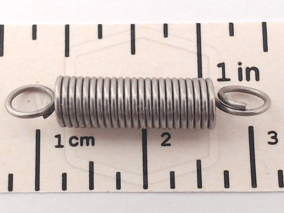 Muelle de extensión Ø = 4.7mm x TL = 13.9mm x TK = 0.65mm