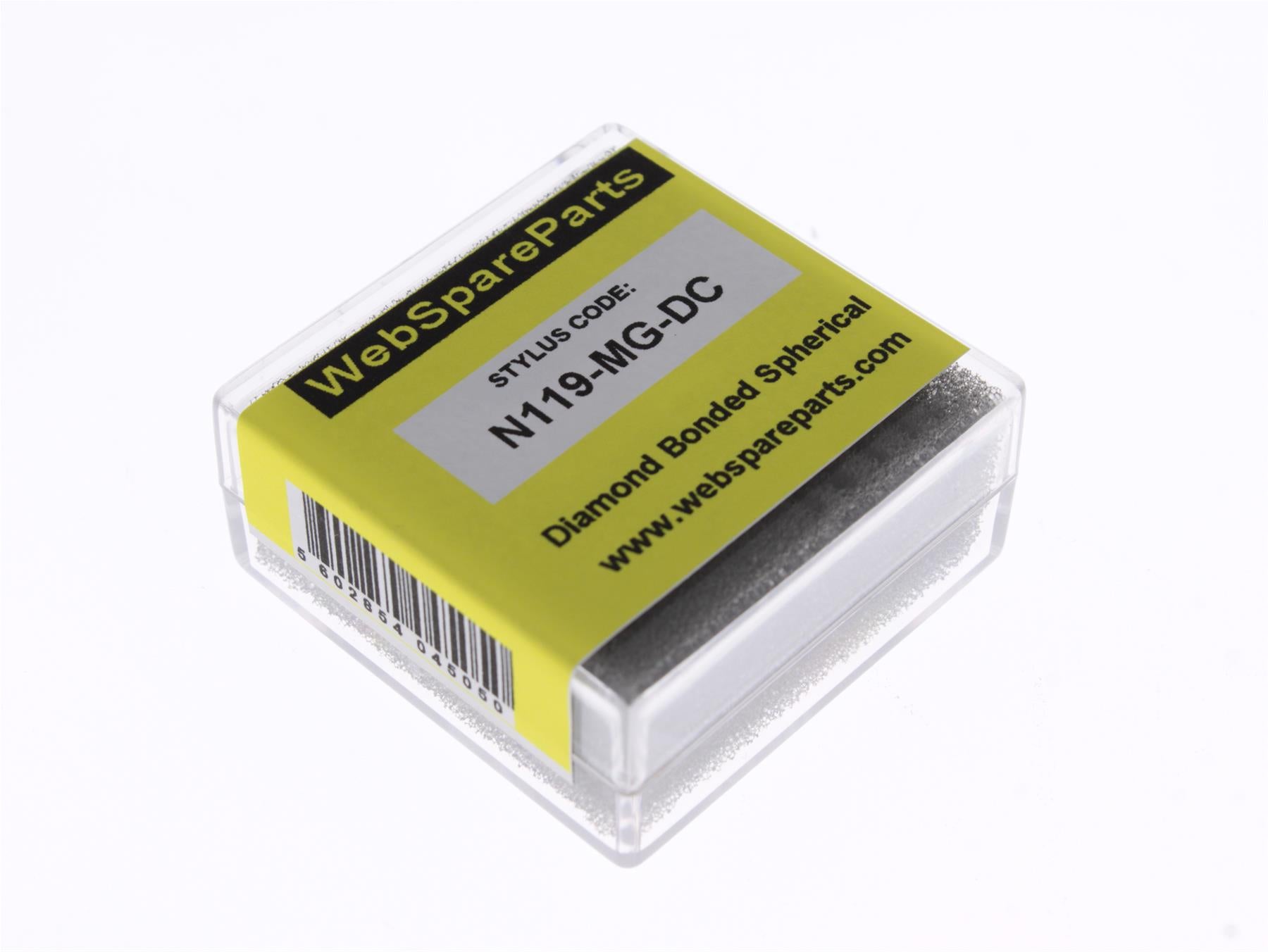 Aguja para tocadiscos N119-MG-DC con punta esférica diamantada