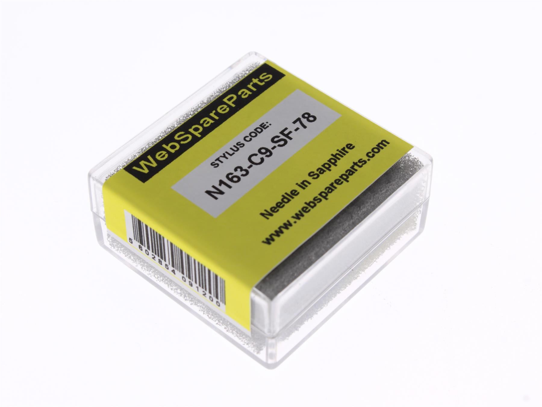 Aguja para tocadiscos N163-C9-SF-78 en zafiro (78 r.p.m)
