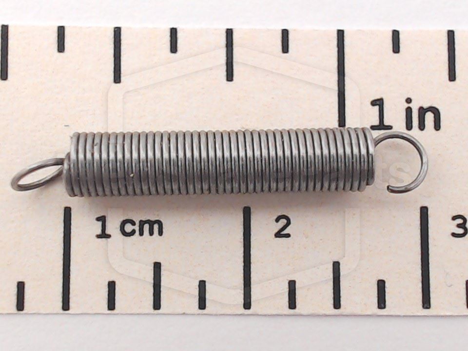 Muelle de extensión Ø = 3.5mm x TL = 16.3mm x TK = 0.38mm