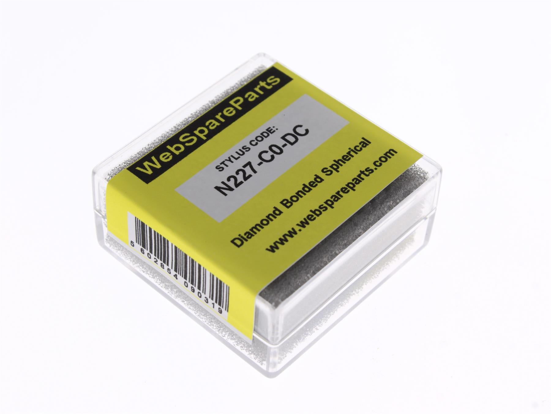 Aguja para tocadiscos N227-C0-DC con punta esférica diamantada