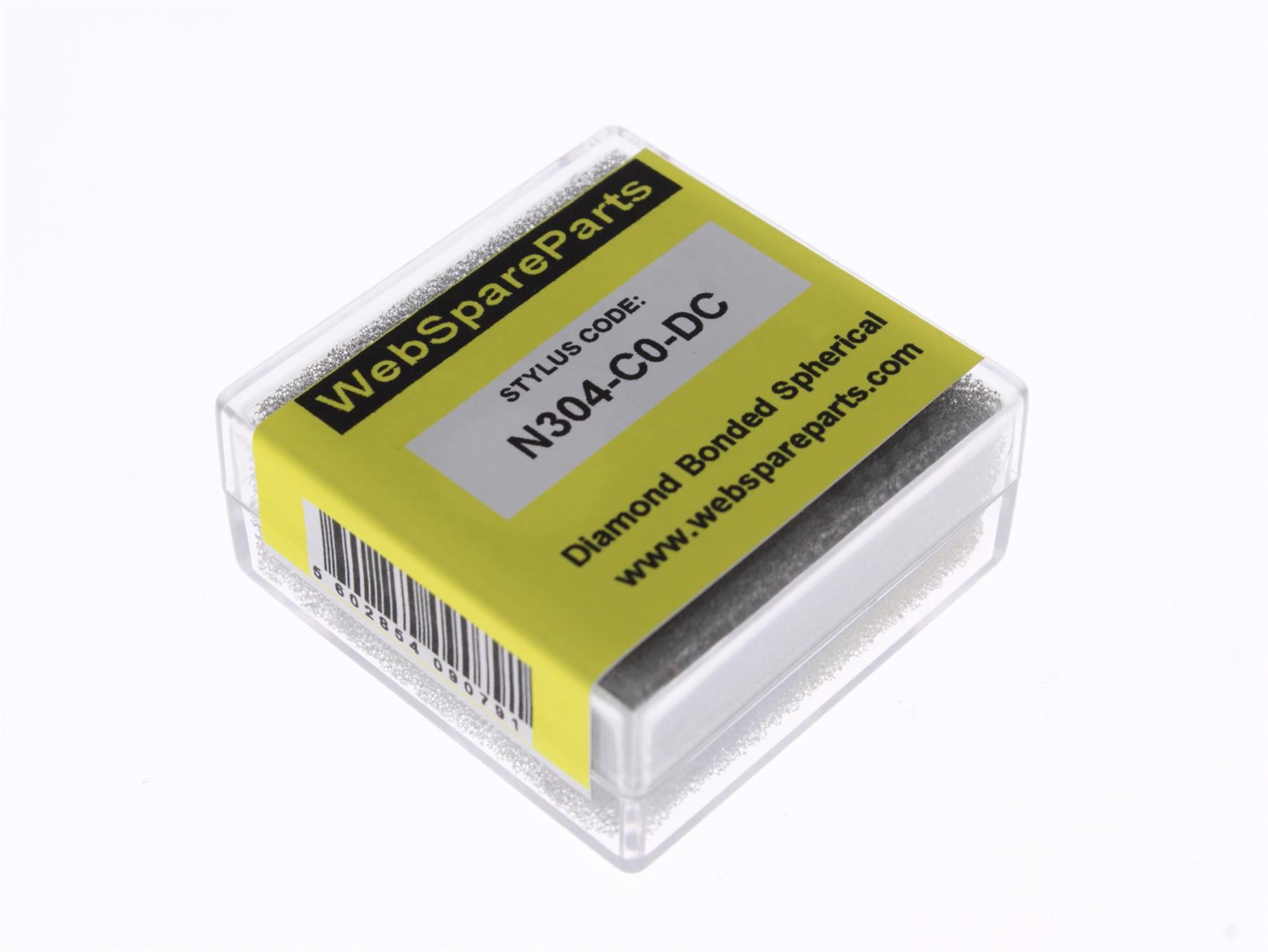 Aguja para tocadiscos N304-C0-DC con punta esférica diamantada