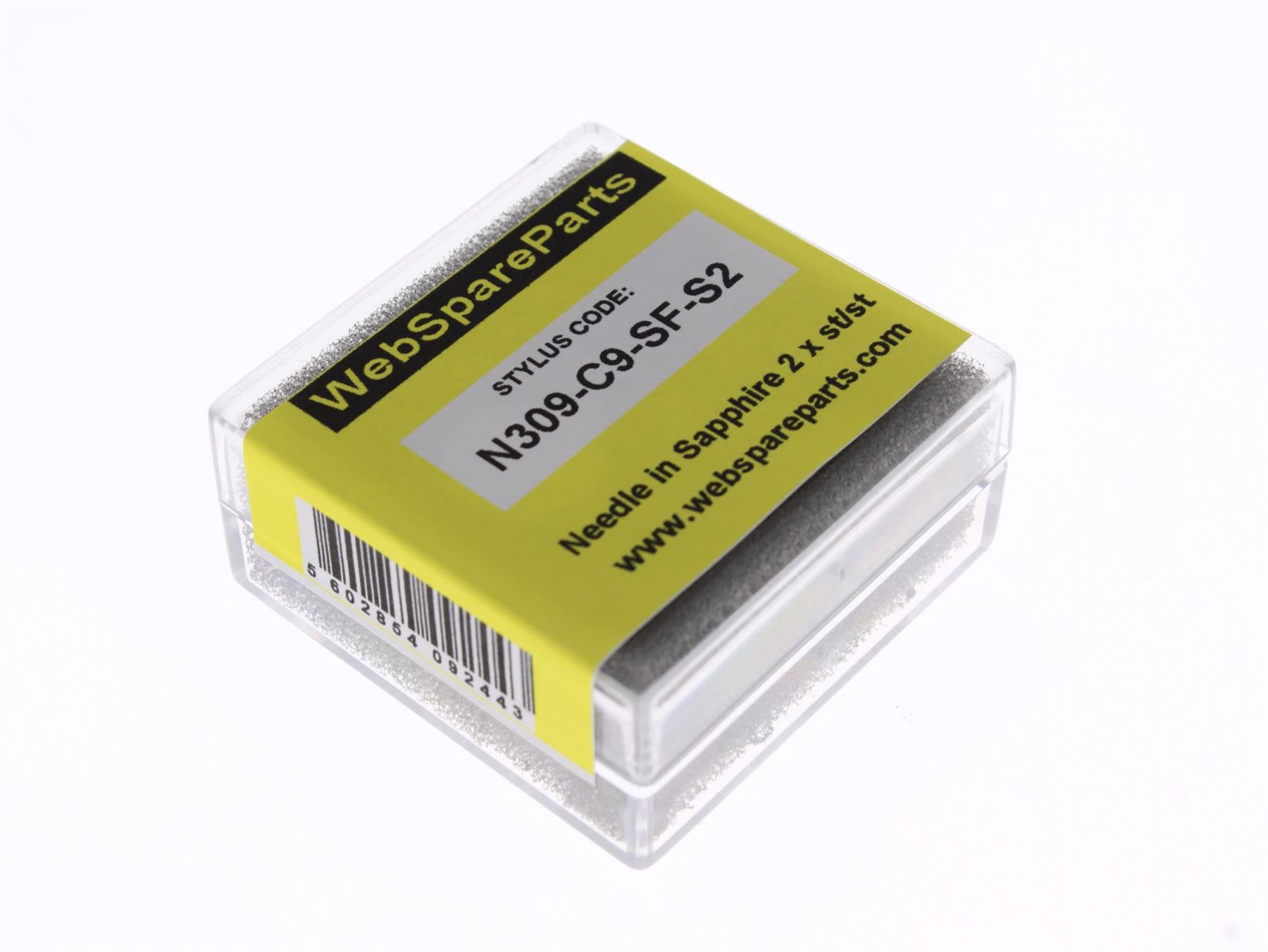 Aguja para tocadiscos N309-C9-SF-S2 en zafiro (doble)