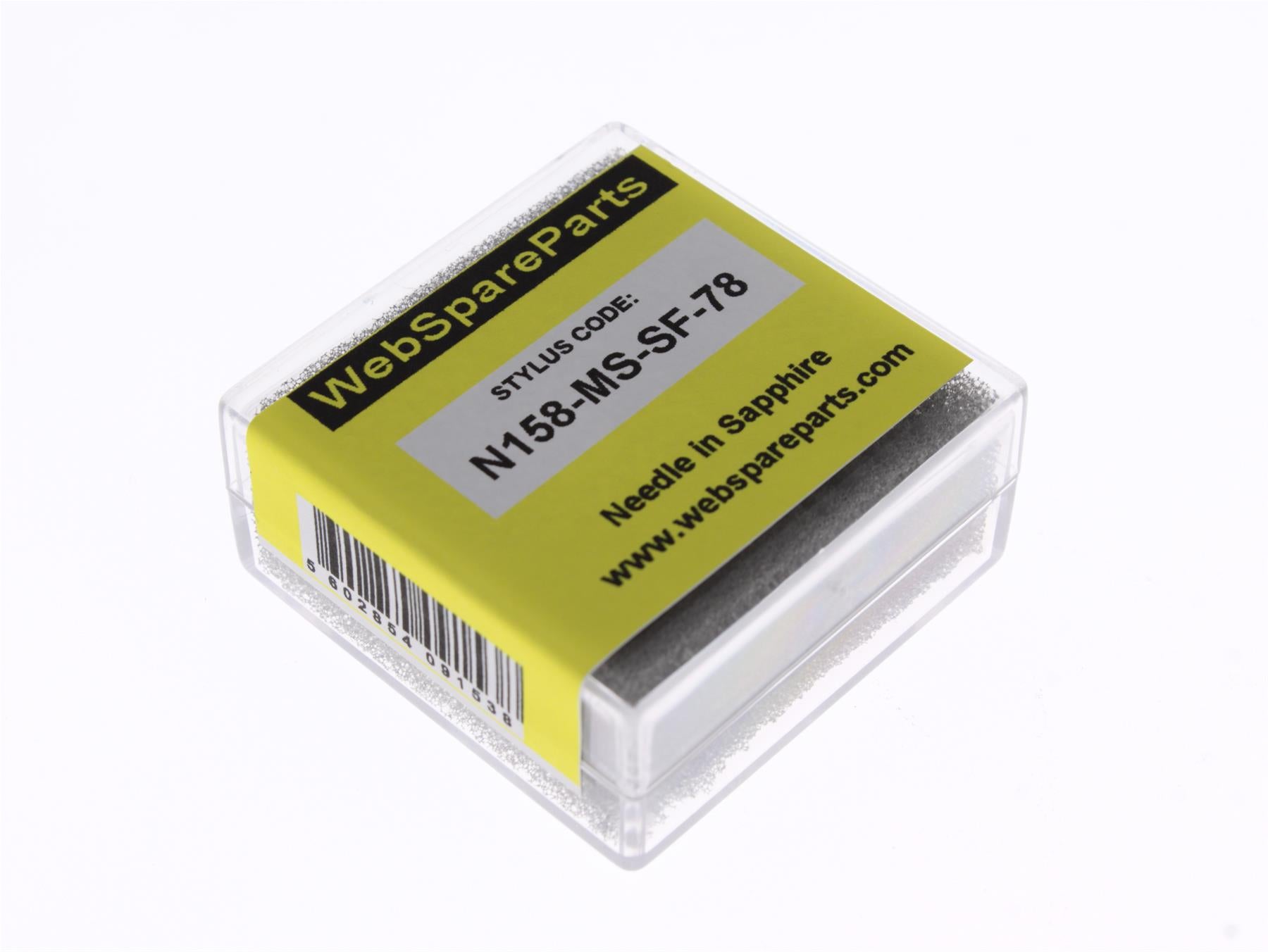 Aguja para tocadiscos N158-MS-SF-78 en zafiro (78 r.p.m)