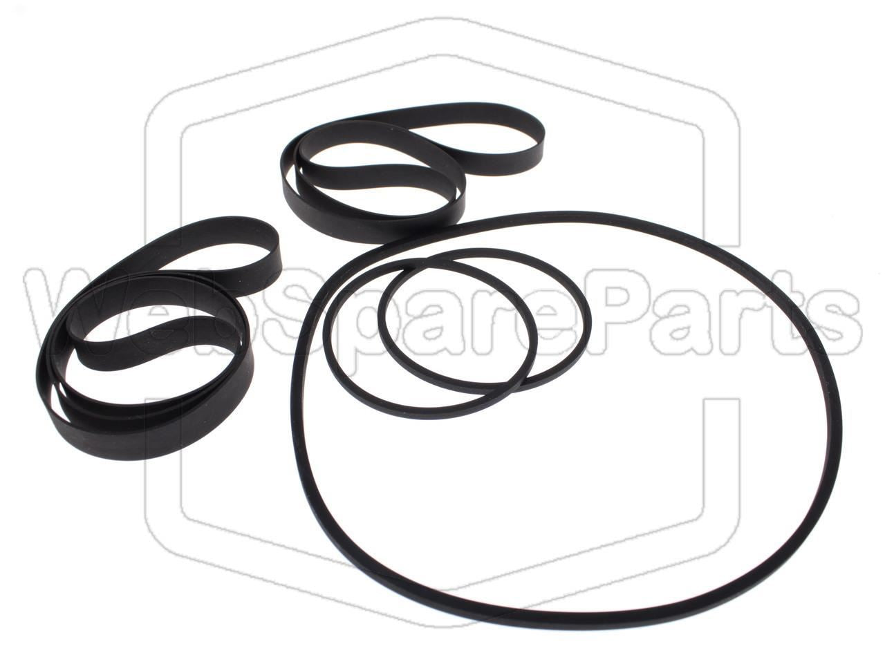 Kit de Correas para Grabadora de Video Sanyo VTC-9300 Betamax