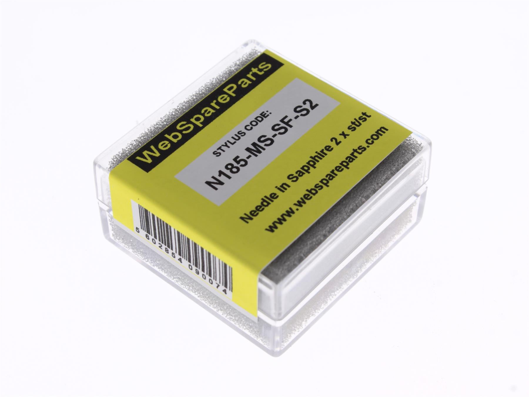 Aguja para tocadiscos N185-MS-SF-S2 en zafiro (doble)