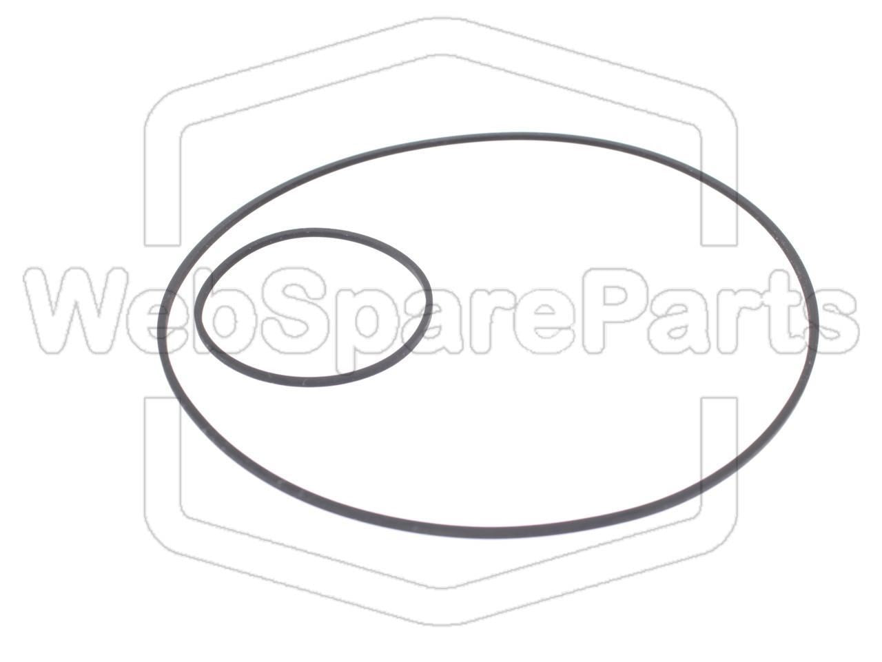 Kit de Correas para Platina Cassette Grundig RPC 300a HiFi Studio