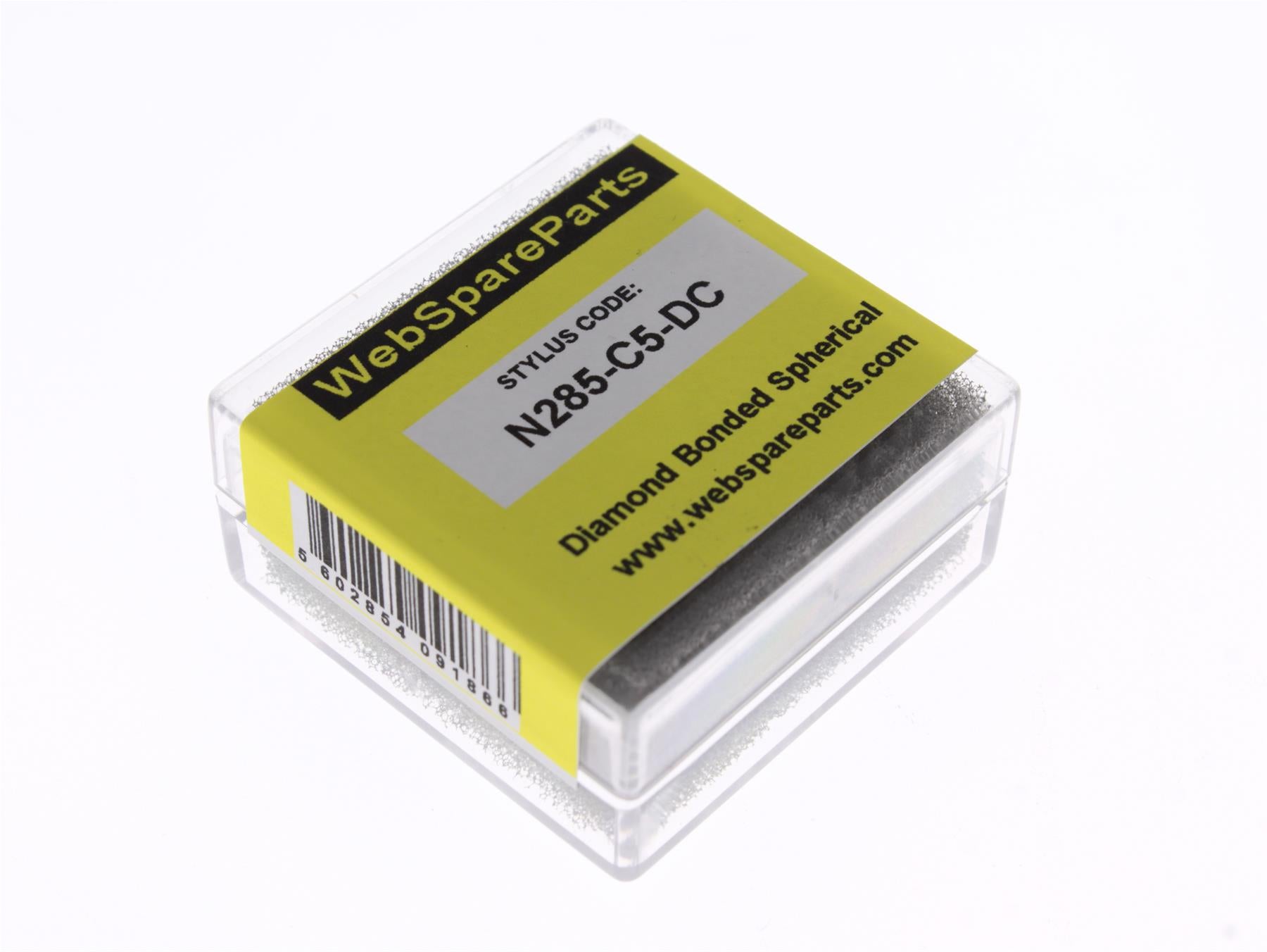 Aguja para tocadiscos N285-C5-DC con punta esférica diamantada