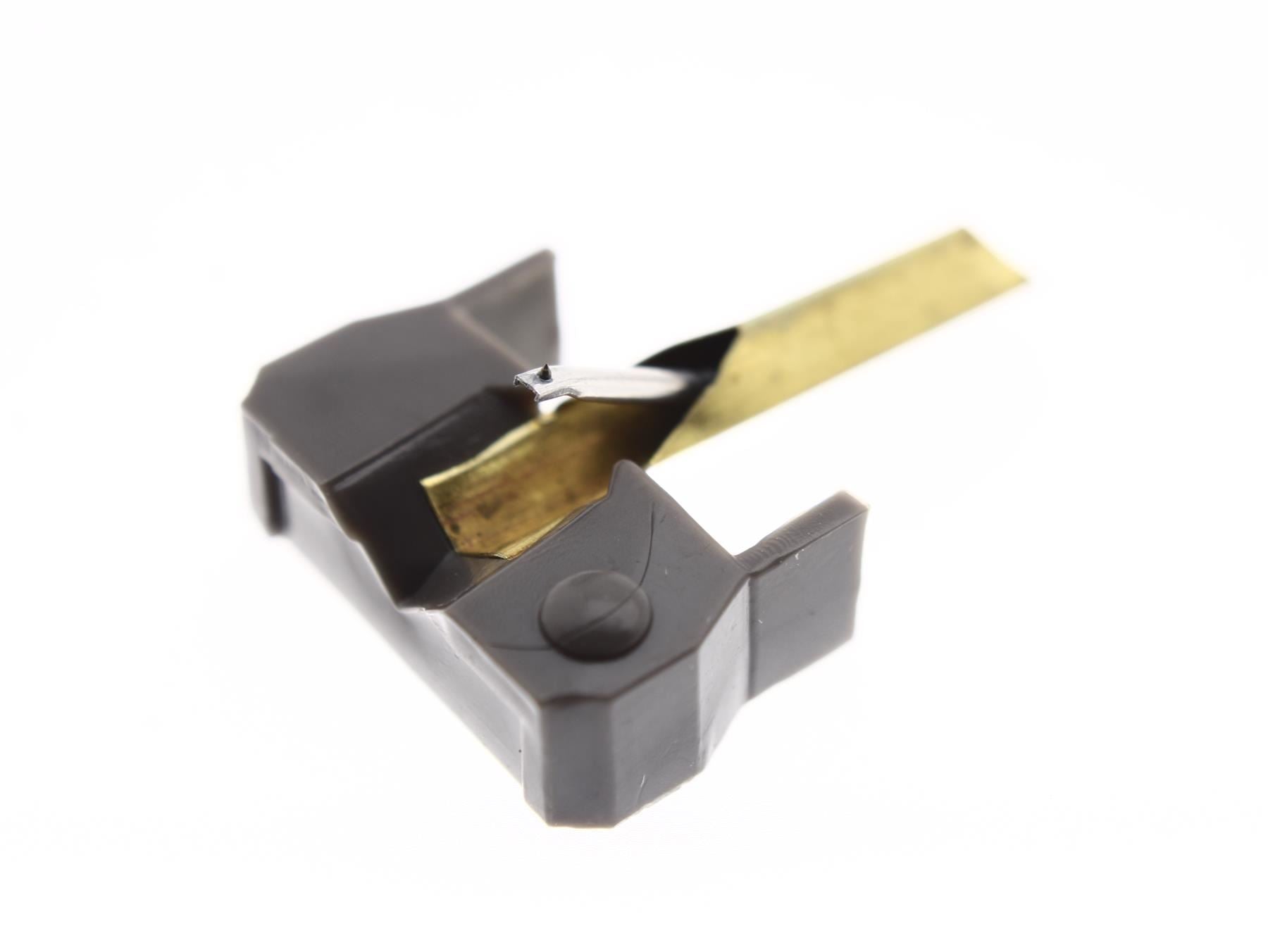 Aguja para tocadiscos N243-C8-DC con punta esférica diamantada