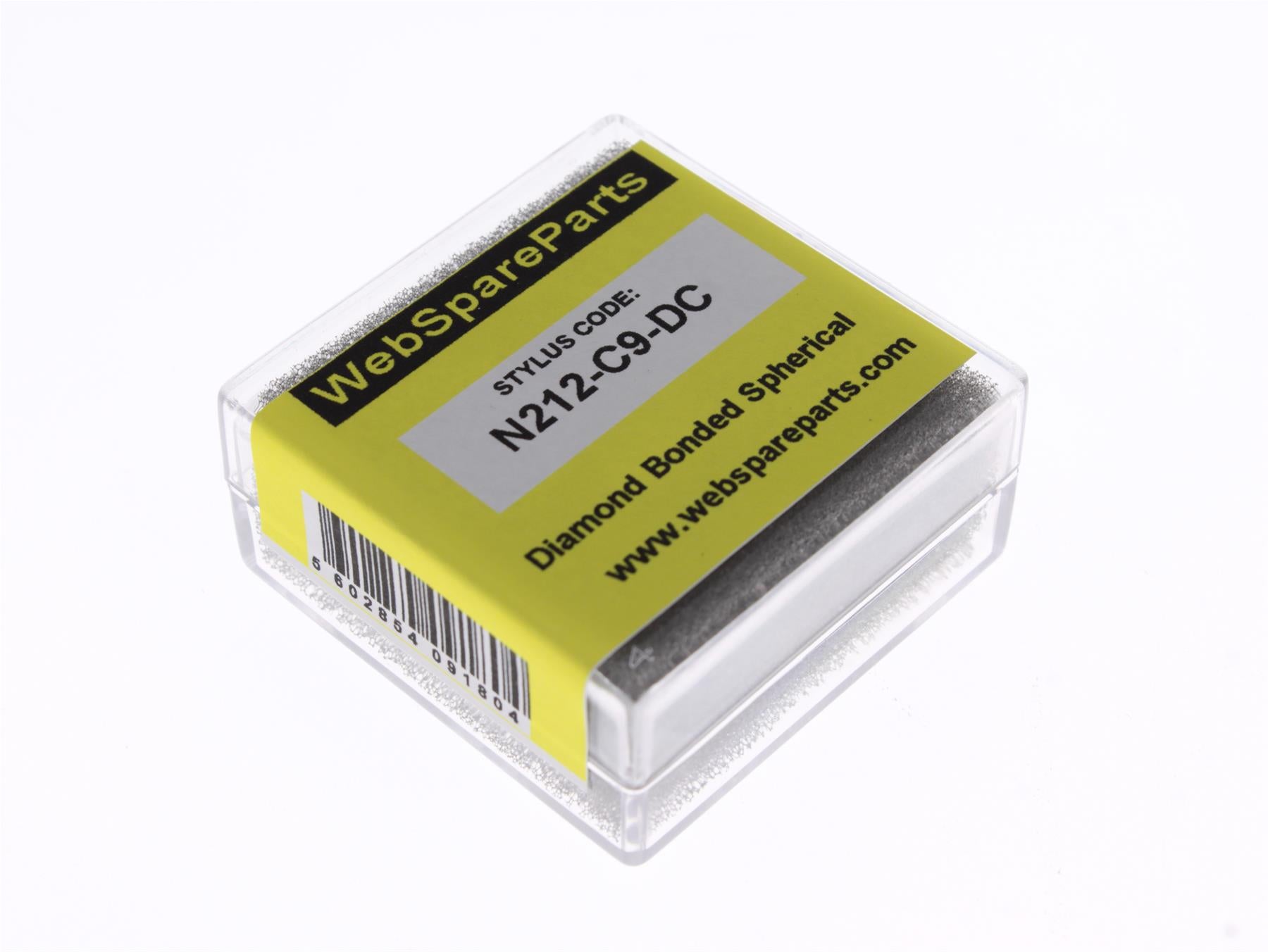 Aguja para tocadiscos N212-C9-DC con punta esférica diamantada