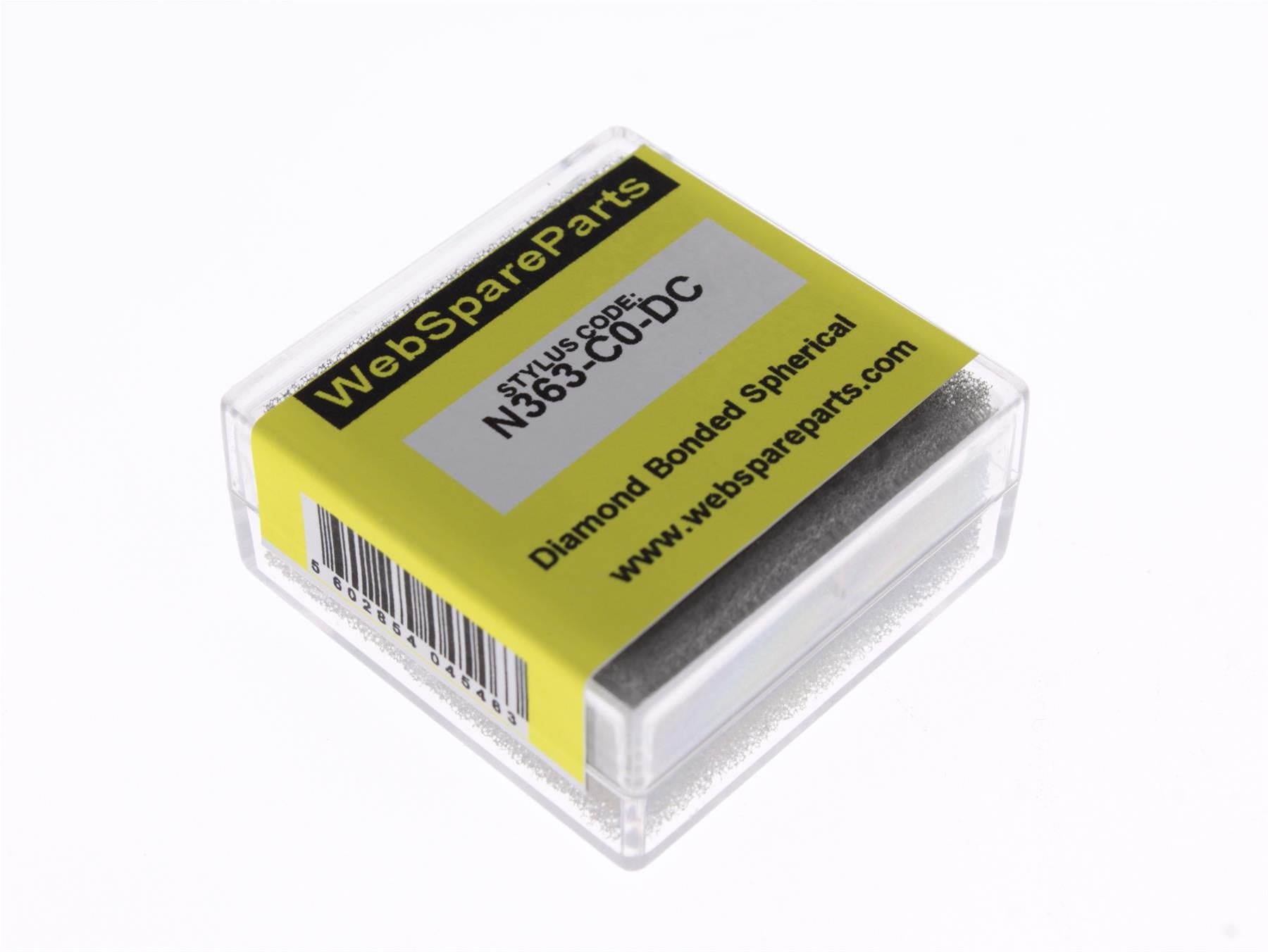 Aguja para tocadiscos N363-C0-DC con punta esférica diamantada