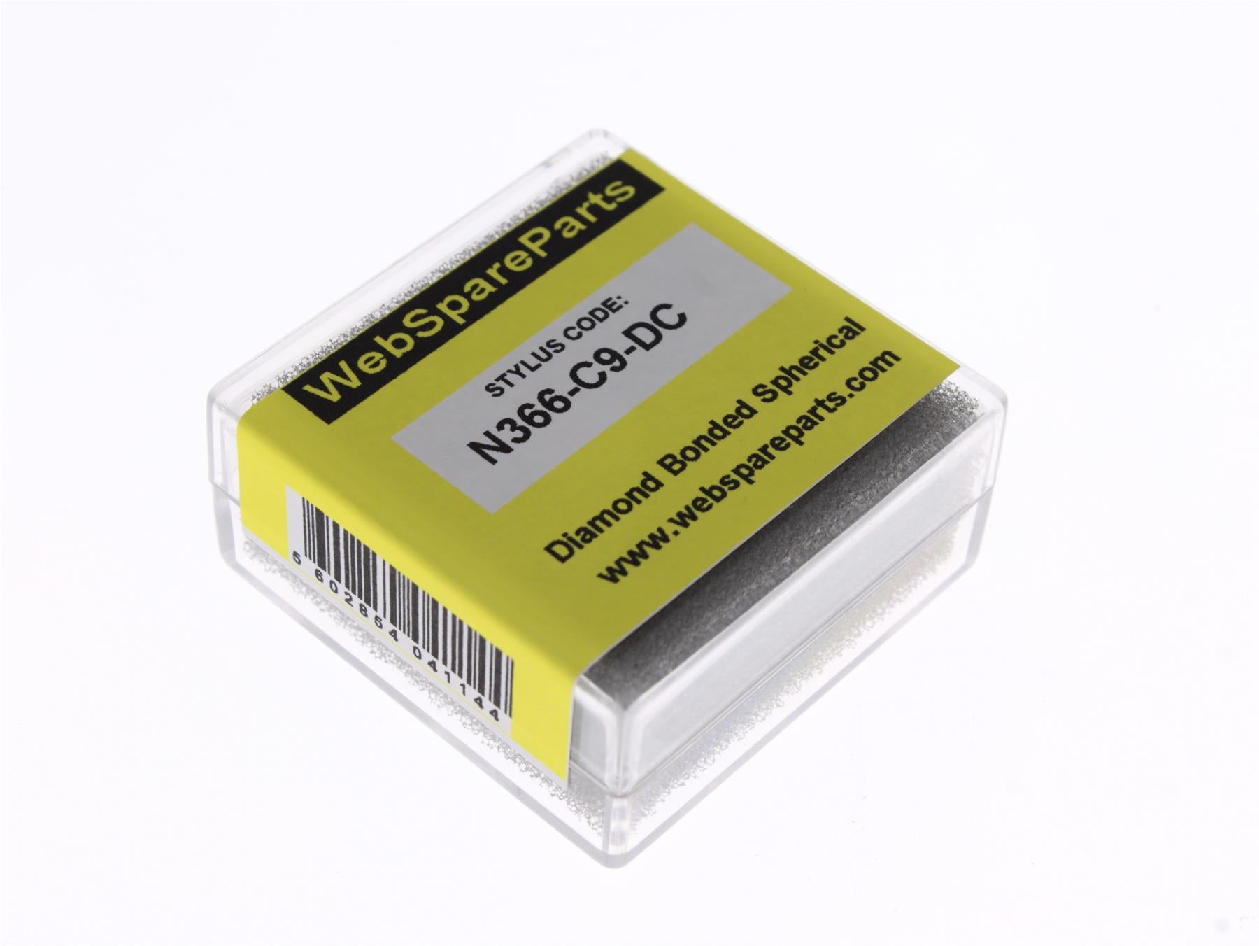 Aguja para tocadiscos N366-C9-DC con punta esférica diamantada