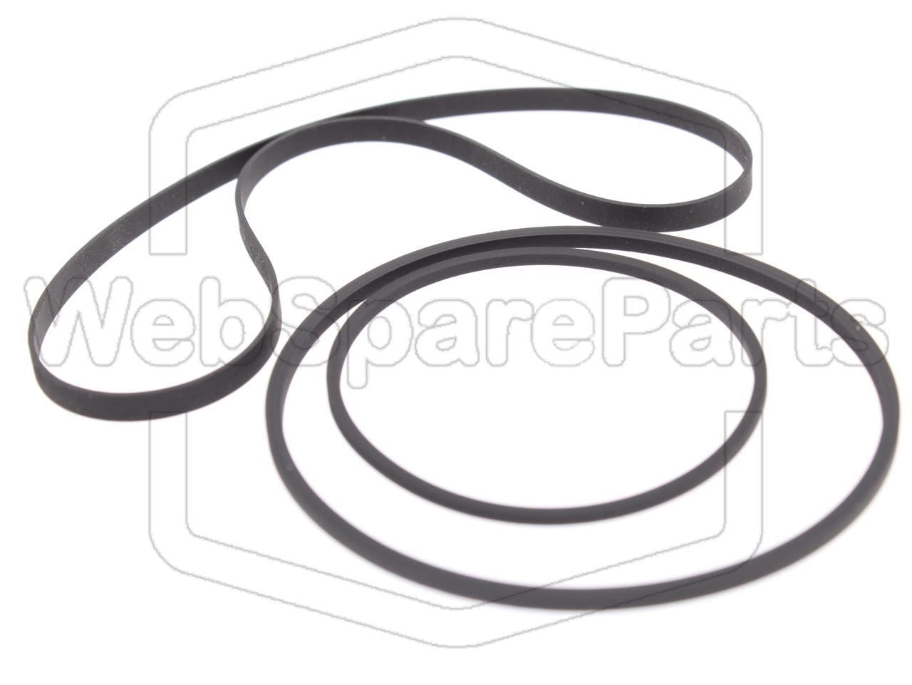 Kit de Correas para Pletina de Casete Estéreo Denon DRR-F100 (DF-100)