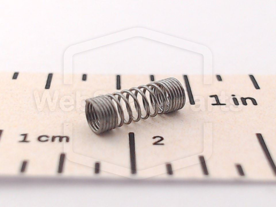 Muelle de compresión Ø = 2.76mm x TL = 7.7mm x TK =0.34mm
