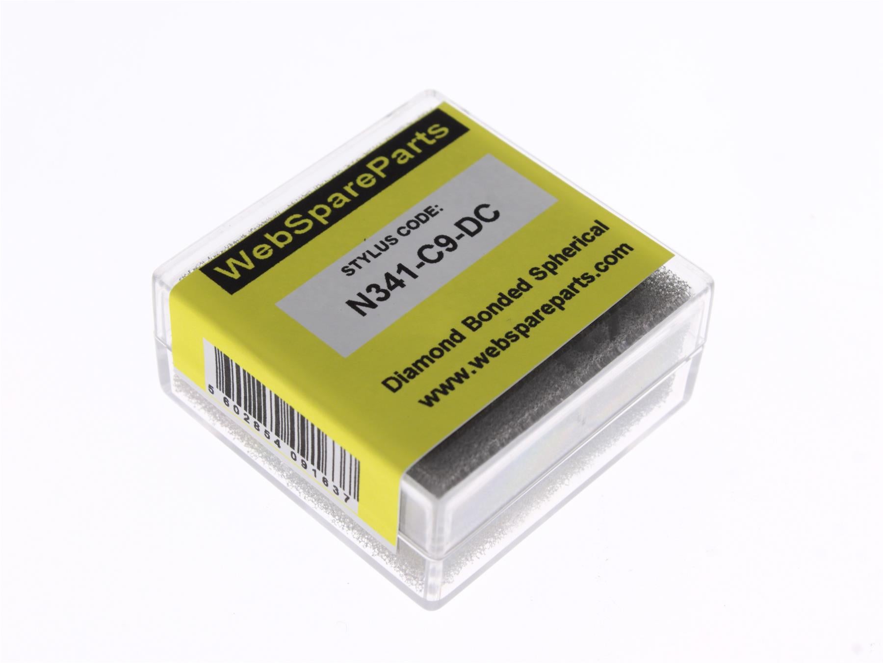 Aguja para tocadiscos N341-C9-DC con punta esférica diamantada