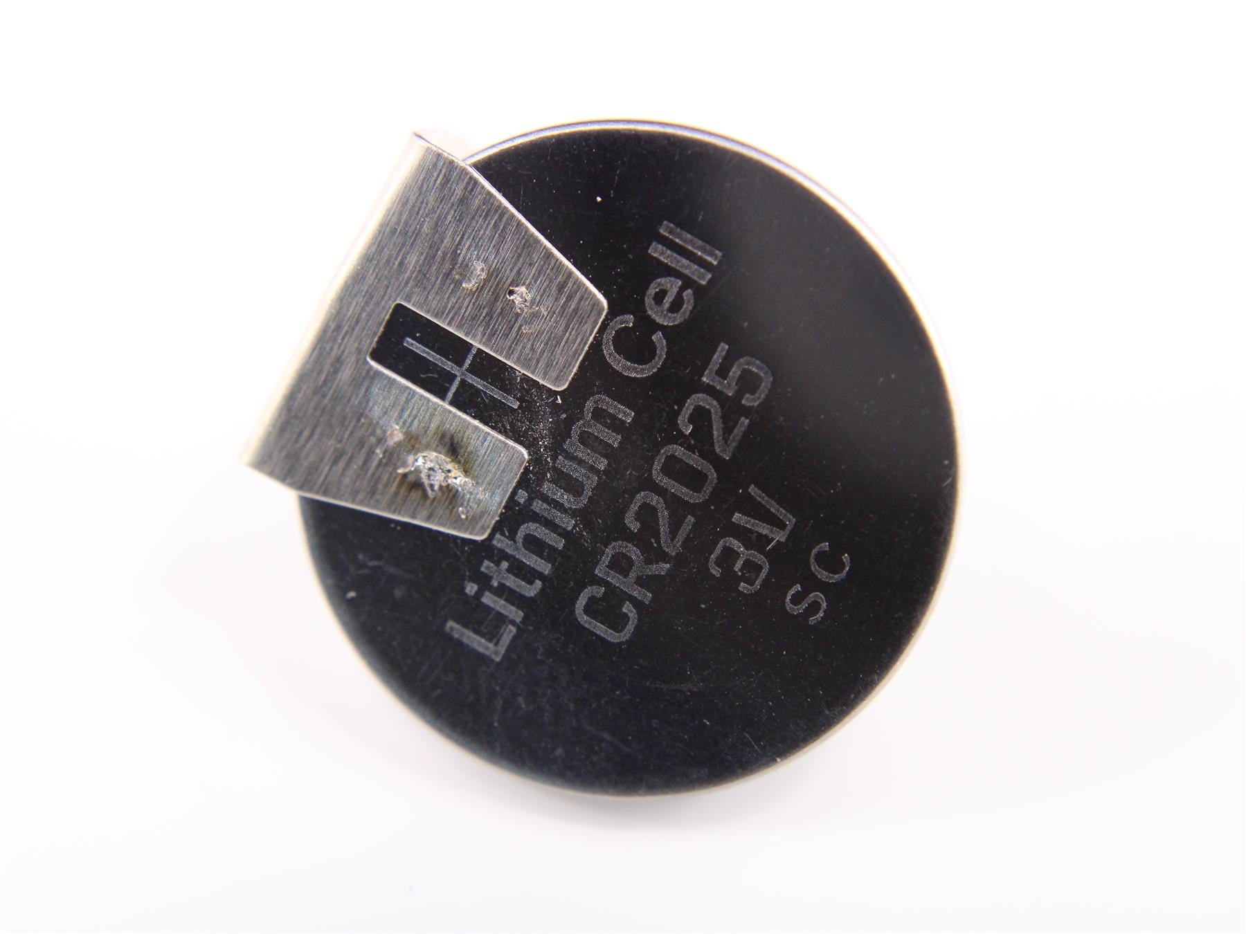 Batería de botón de litio con pines CR2025-VEY3 3.0V