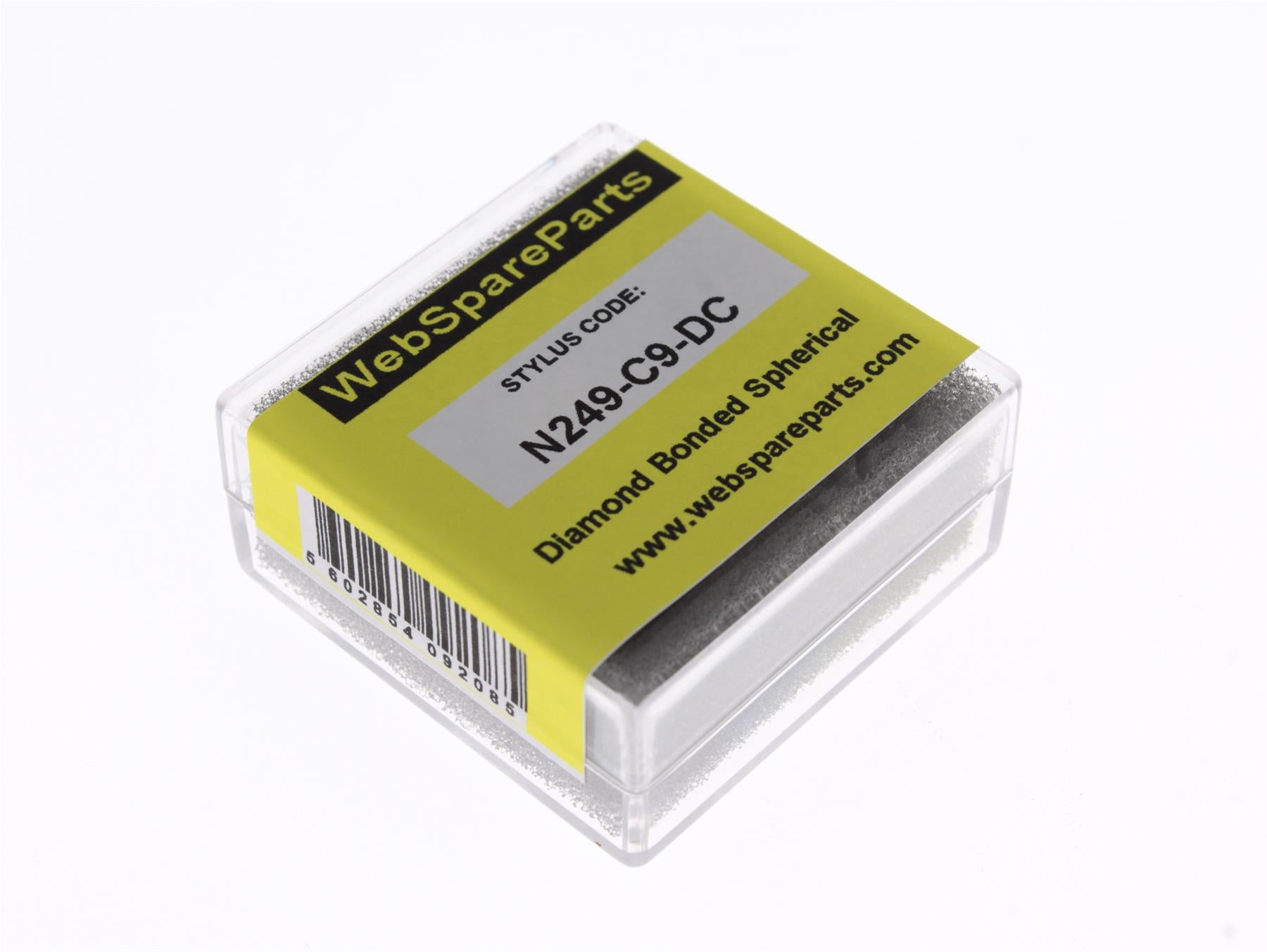 Aguja para tocadiscos N249-C9-DC con punta esférica diamantada