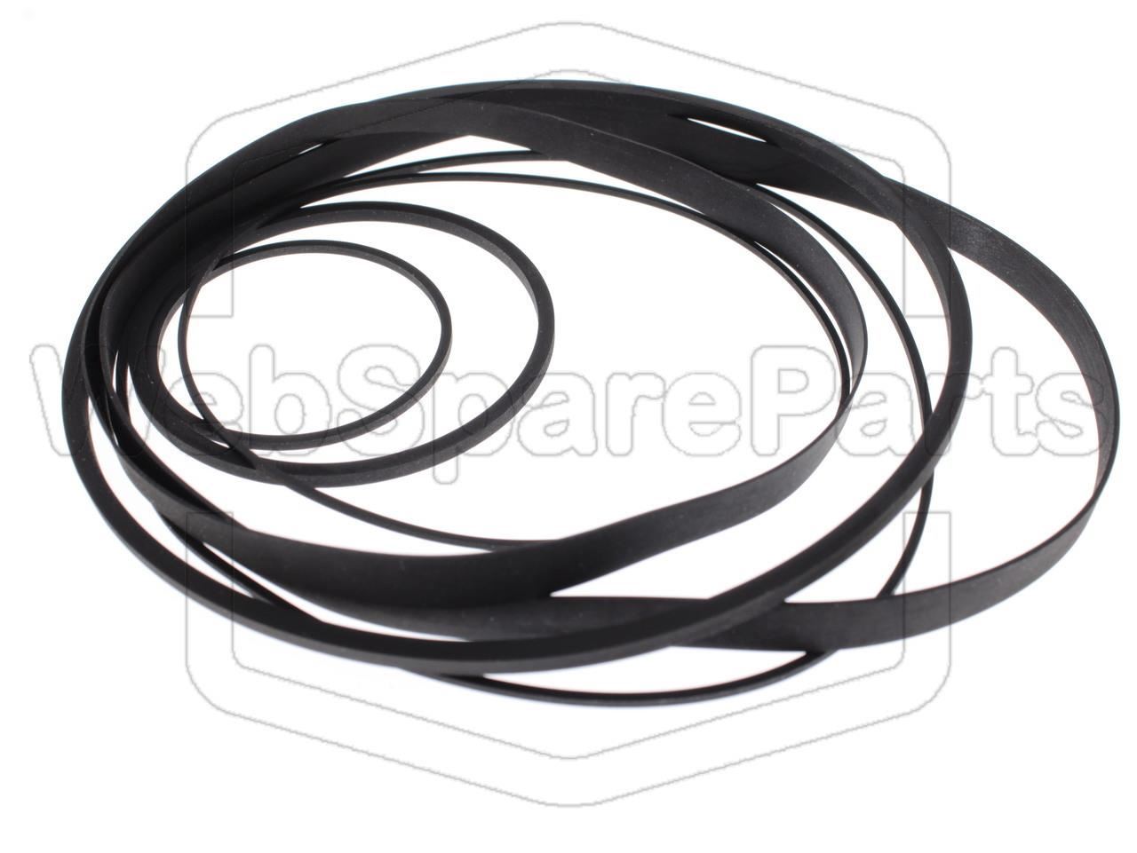 Kit de Correas para Grabadora de Video Toshiba V-5470 Betamax