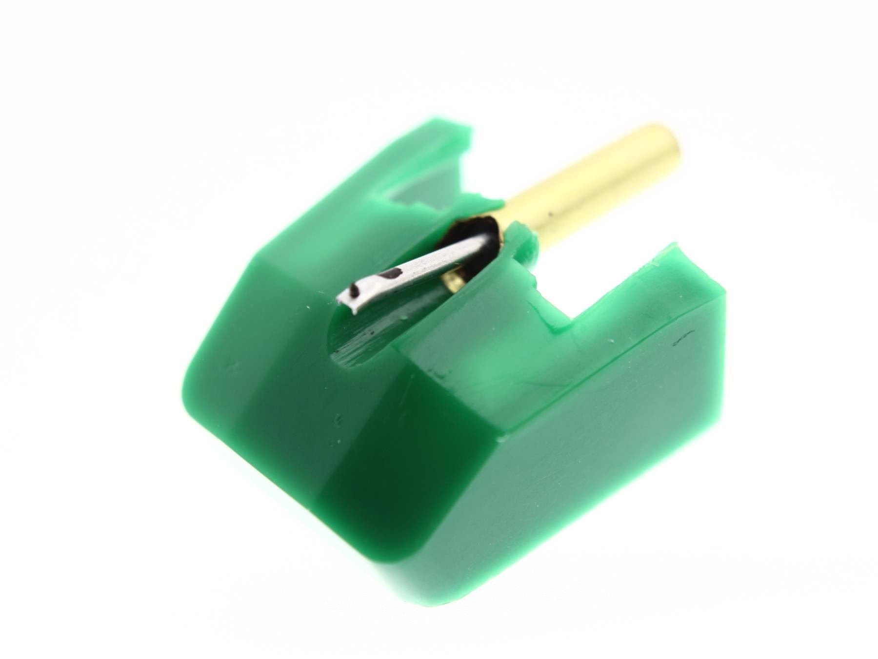 Aguja para tocadiscos N357-C5-DE con punta elíptica diamantada