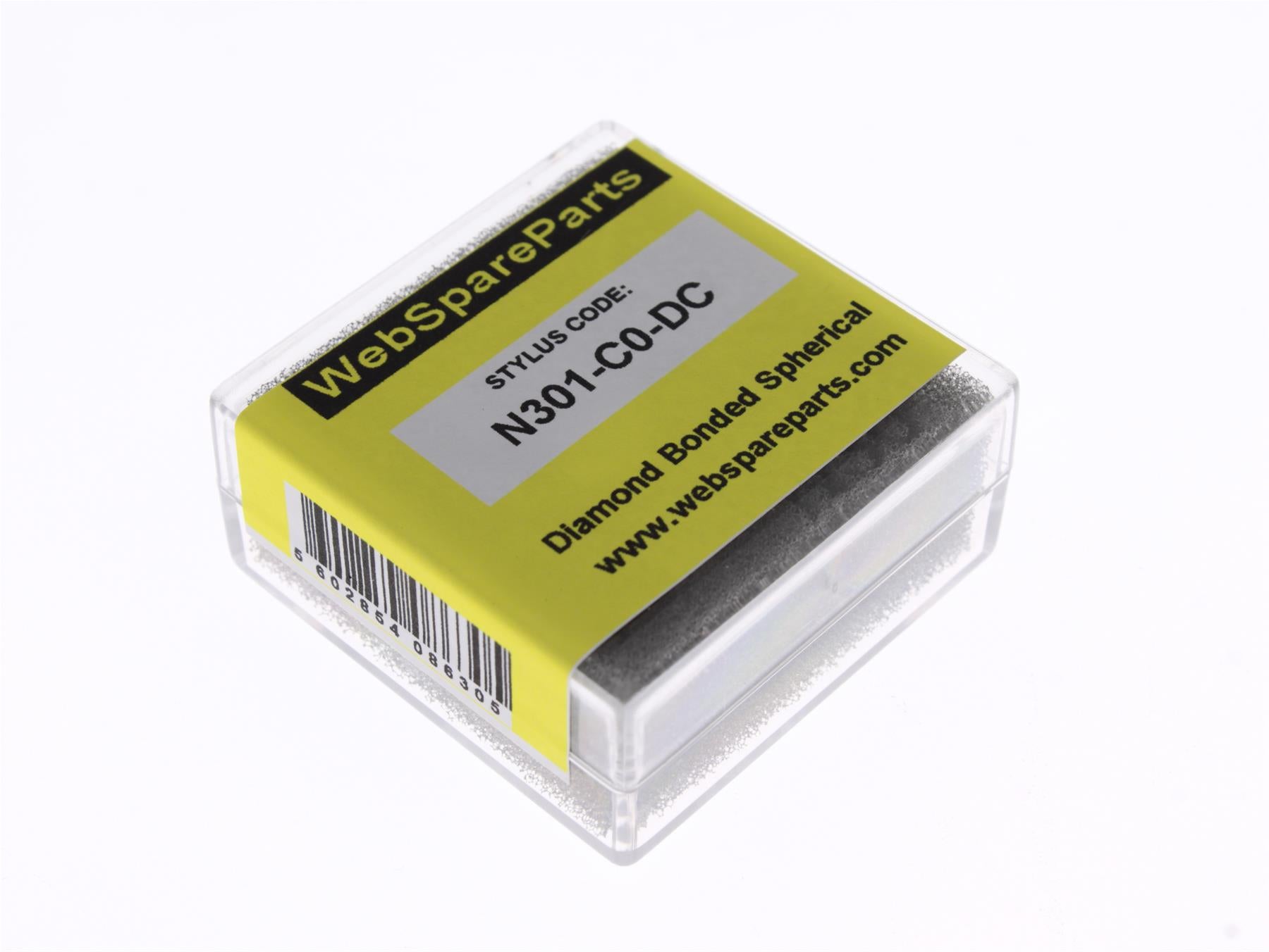 Aguja para tocadiscos N301-C0-DC con punta esférica diamantada