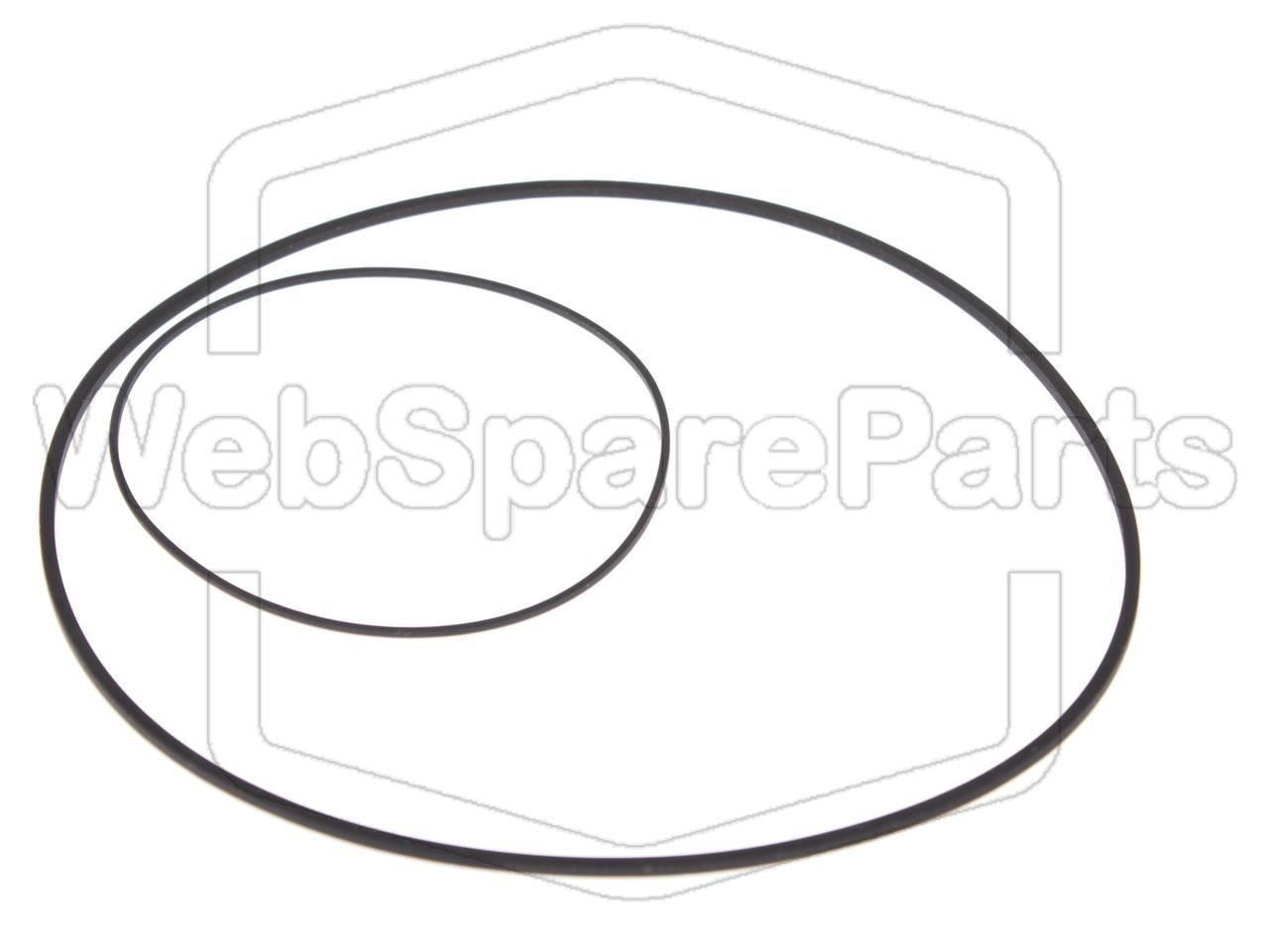 Kit de Correas para Pletina de Casete Estéreo Kenwood KX-700
