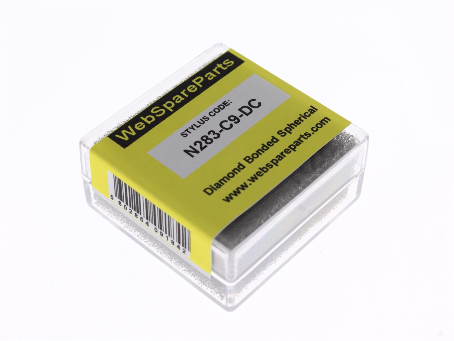 Aguja para tocadiscos N283-C9-DC con punta esférica diamantada