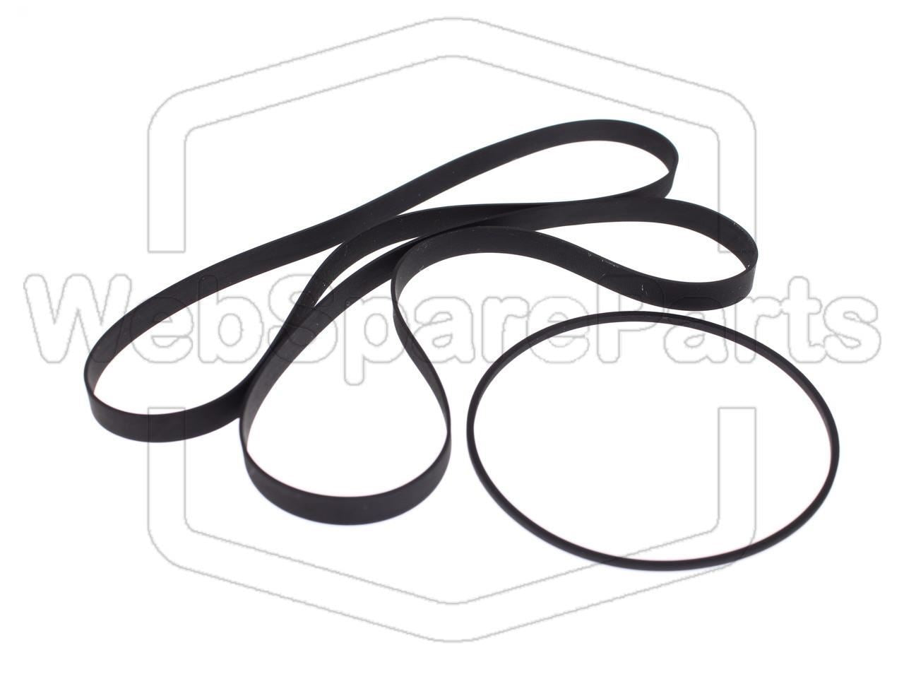 Kit de Correas para Platina de cassette doble Aiwa FX-W500