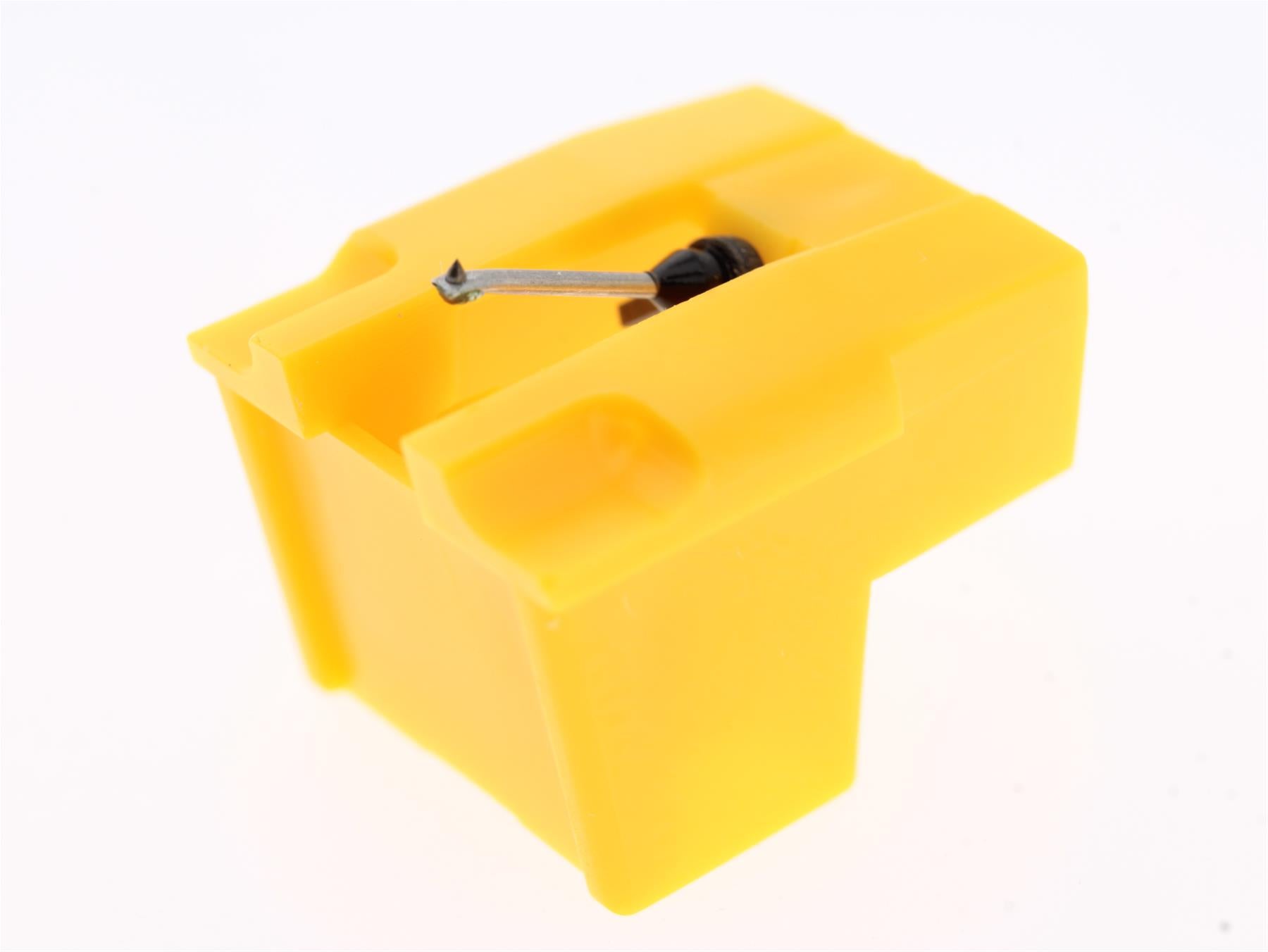 Aguja para tocadiscos N377-C4-DC con punta esférica diamantada