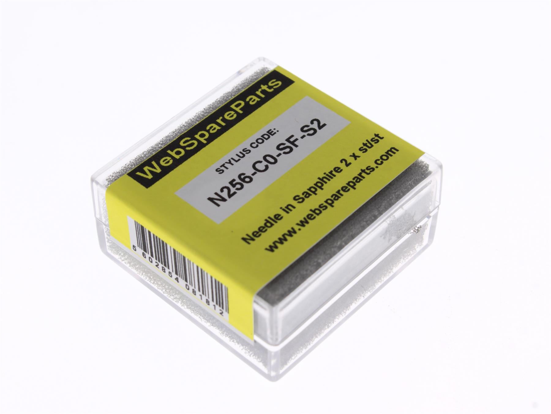 Aguja para tocadiscos N256-C0-SF-S7 en zafiro (doble ST/78)