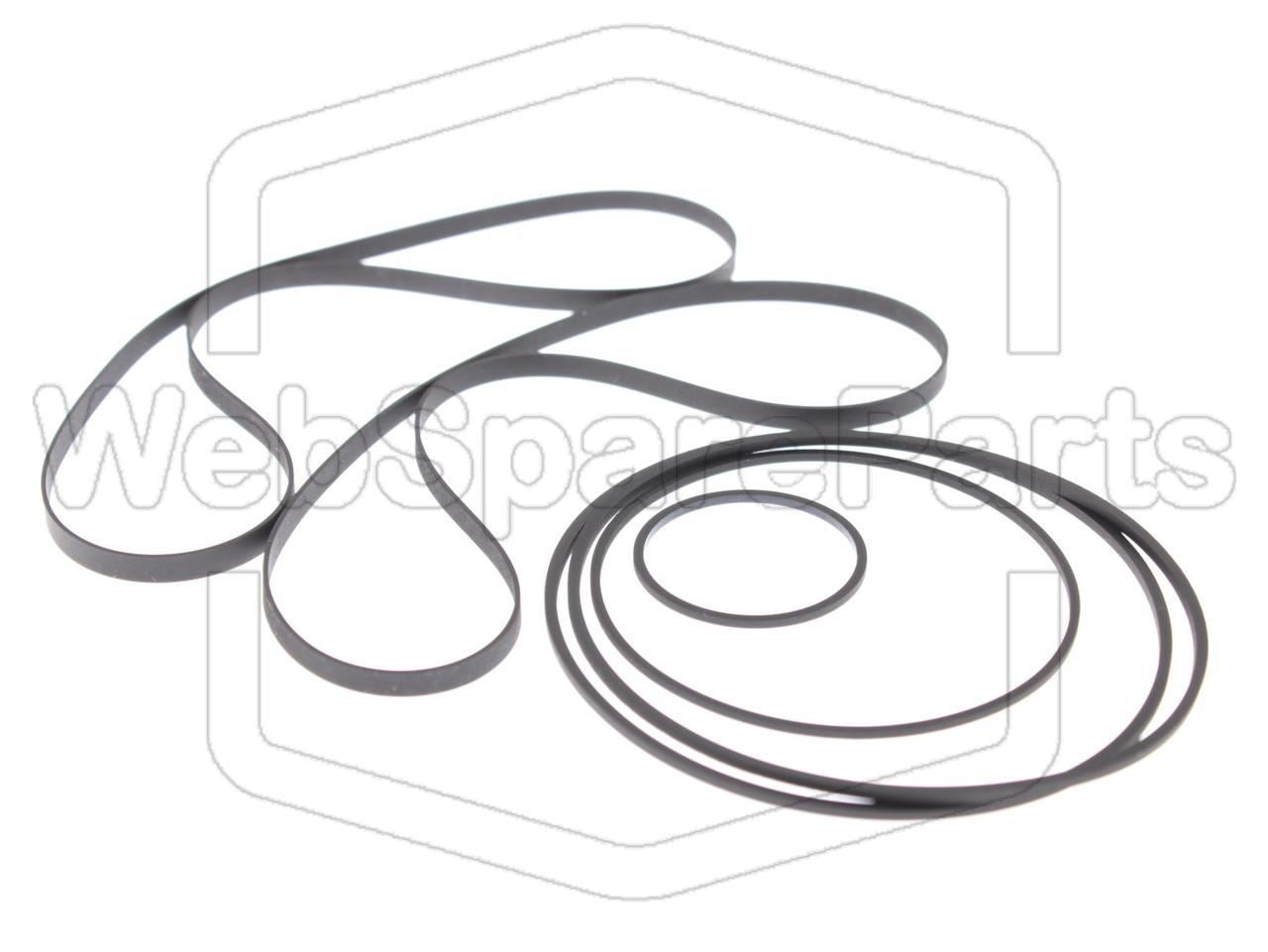 Kit de Correas para Platina de cassette doble Aiwa FX-W440