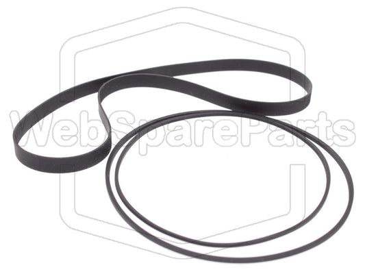 Kit de correas para magnetófono de bobina abierta – Akai GX-600D