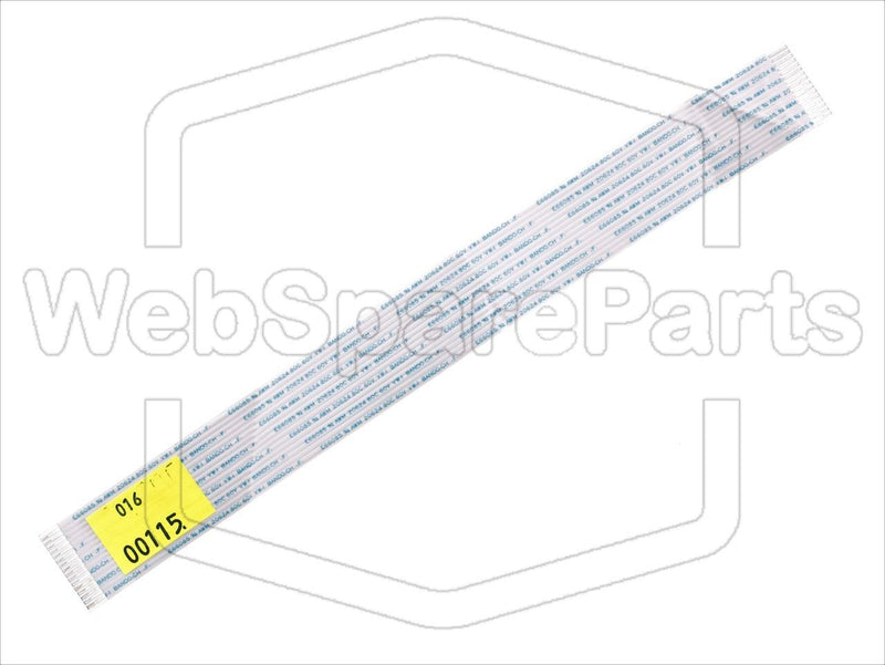 16 Pins Flat Cable L=208mm W=21.30mm