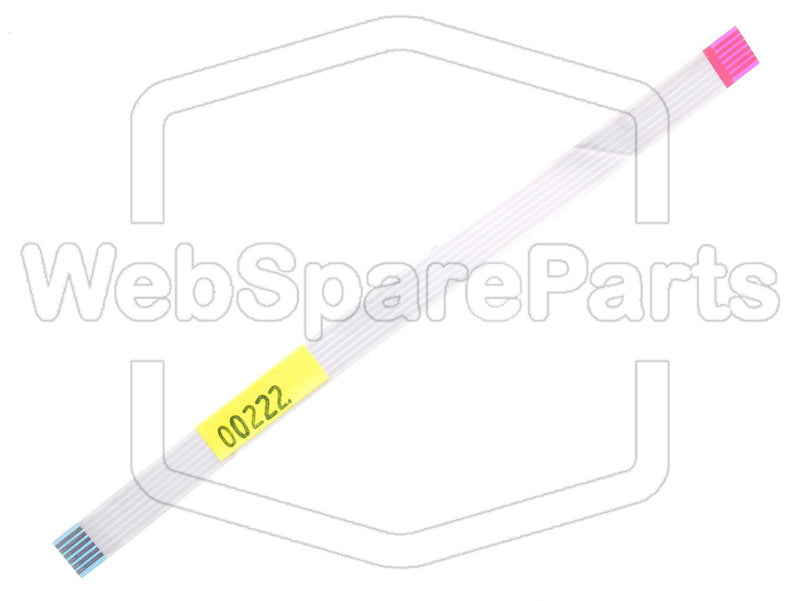 6 Pins Inverted Flat Cable L=162mm W=8.85mm