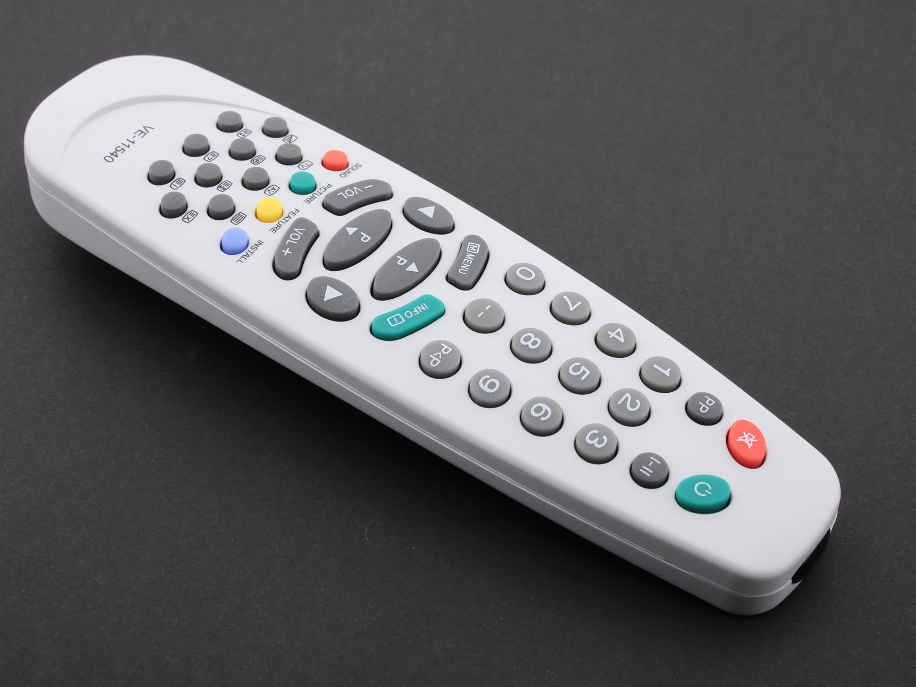 Replacement TV Remote Control for RC1540