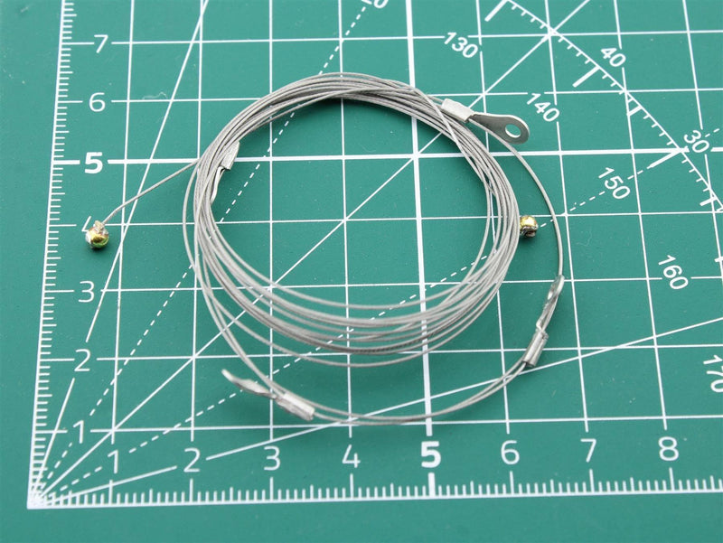 Cable de acero para puerta de apertura/cierre para Bang & Olufsen Beocenter 2500 Tipo: 26xx (1991-1993) 