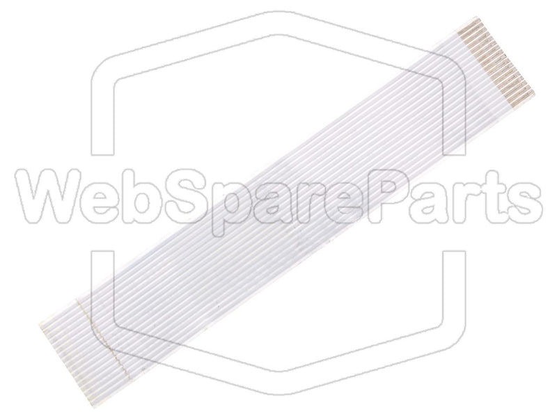 17 Pins Cable Plano invertido L=120mm W=22.58mm