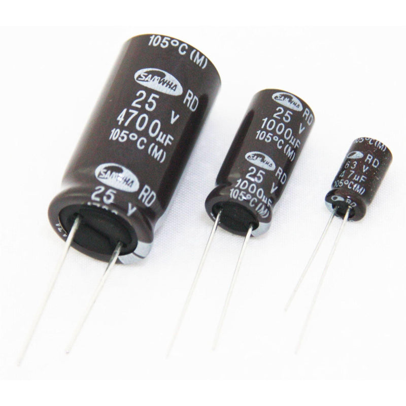 Electrolytic Capacitor 100uF 16V 105º Samwha